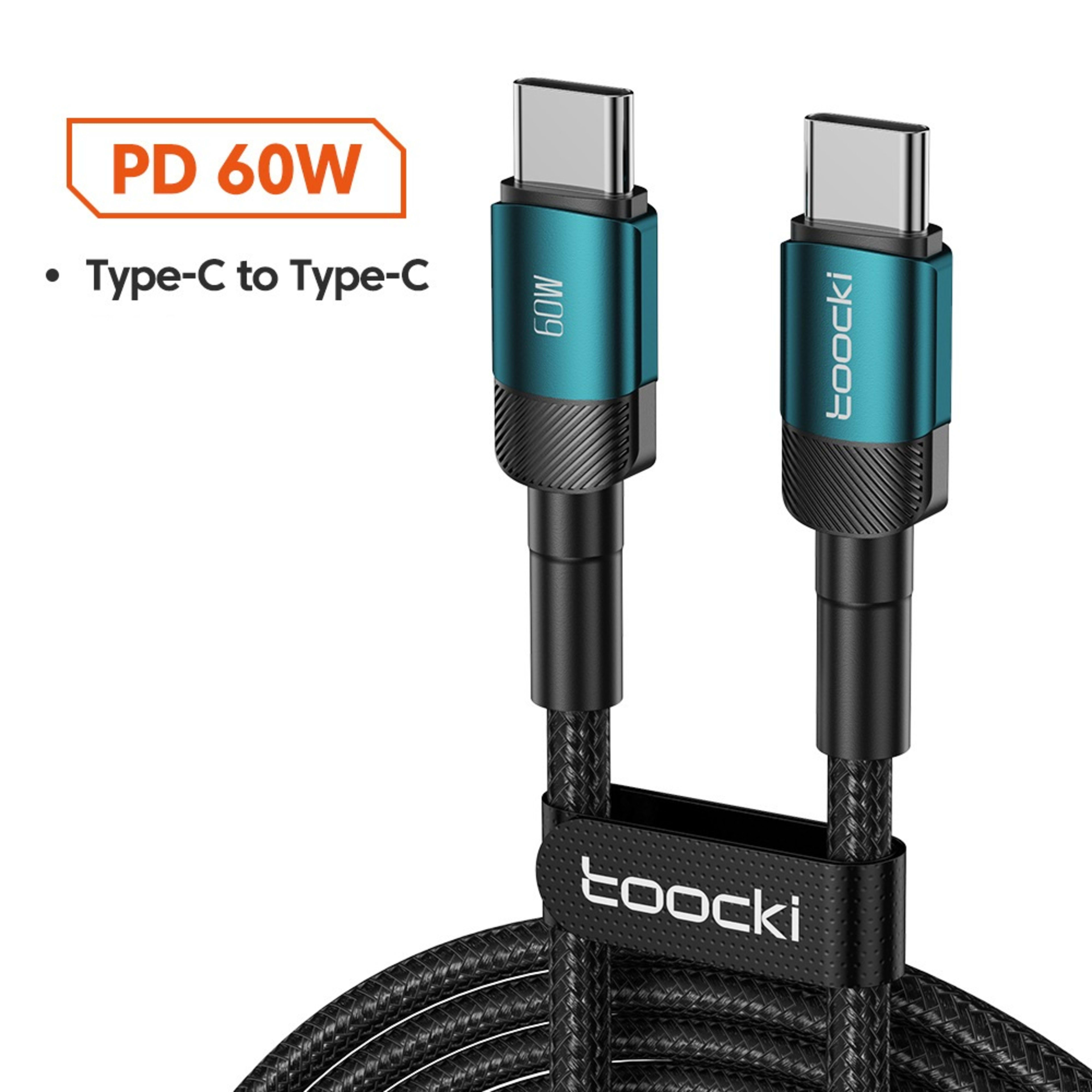 Aluminum Alloy Data Cable Type-C 5A Fast-Charging Cable 1