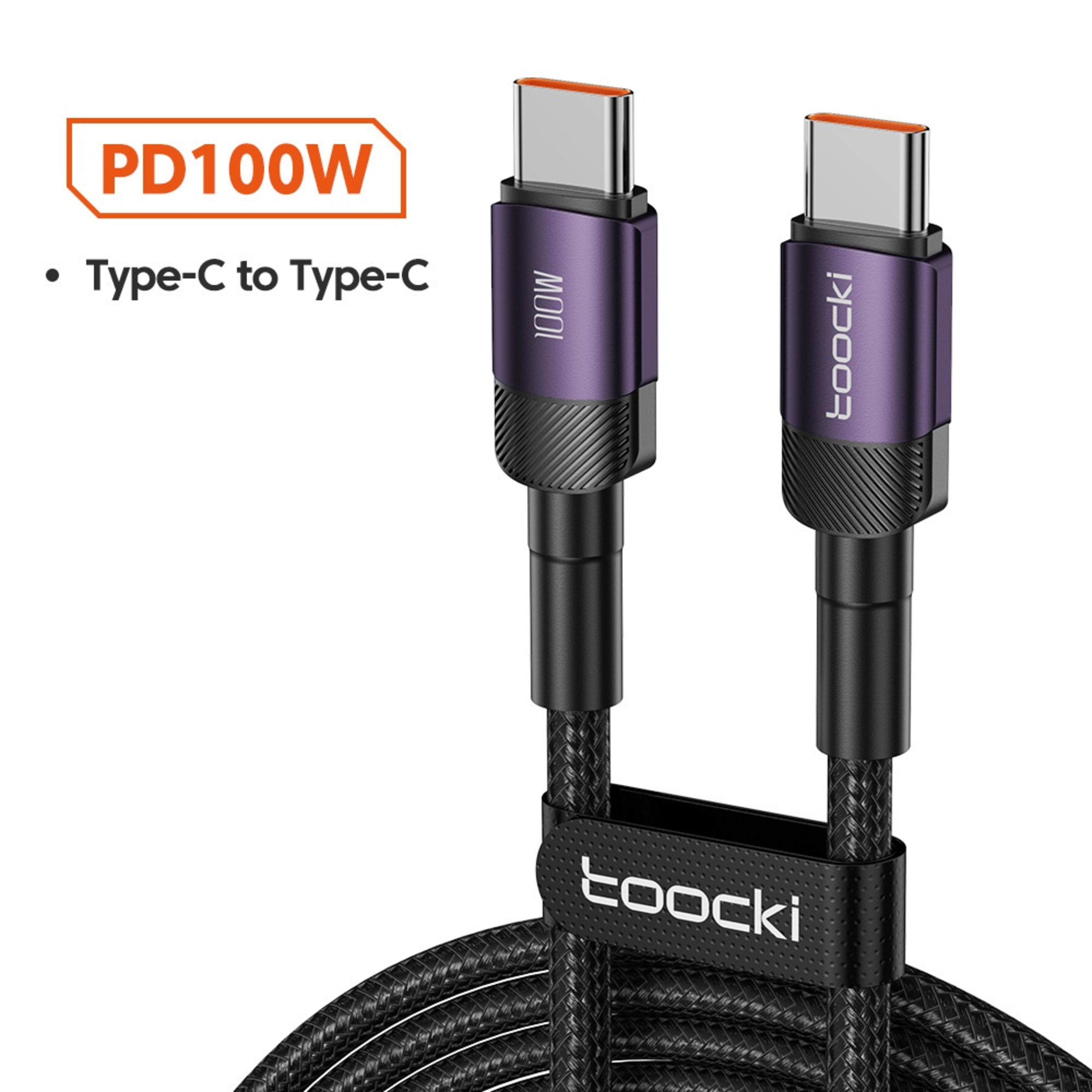 Aluminum Alloy Data Cable Type-C 5A Fast-Charging Cable 8