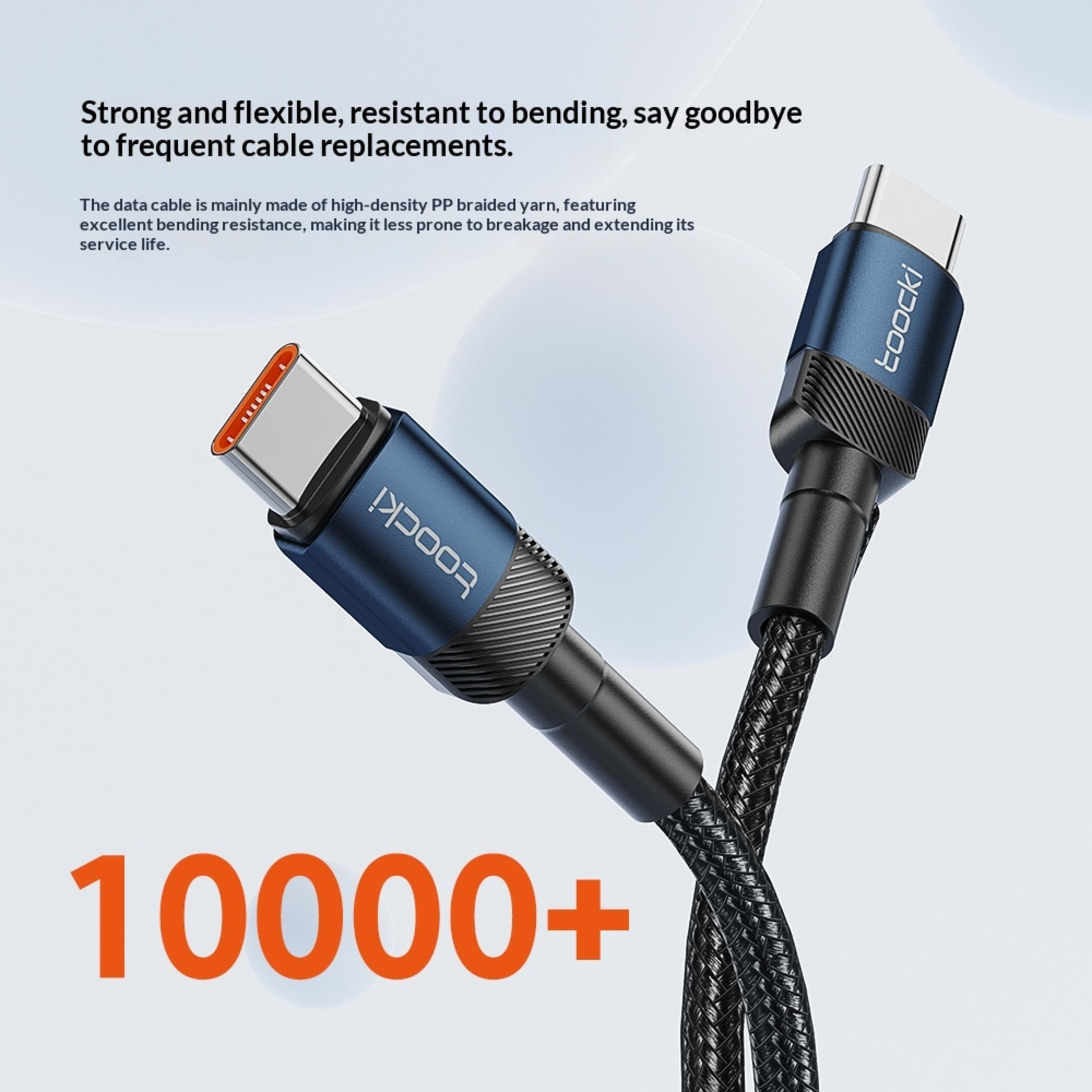 Aluminum Alloy Data Cable Type-C 5A Fast-Charging Cable 7