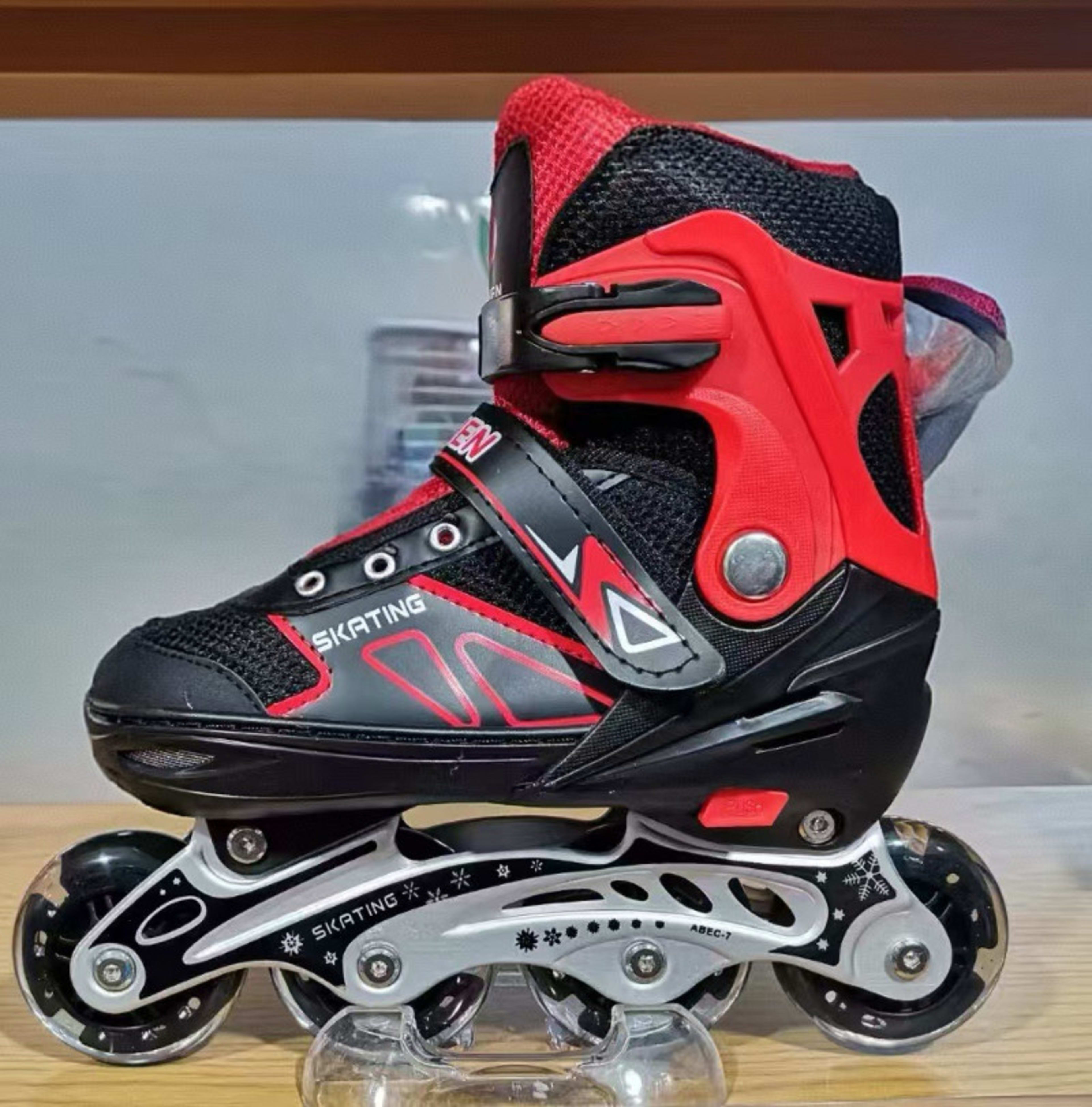 Ice Skates Speed Skating Childrens And Students Roller Inline Adjustable 6
