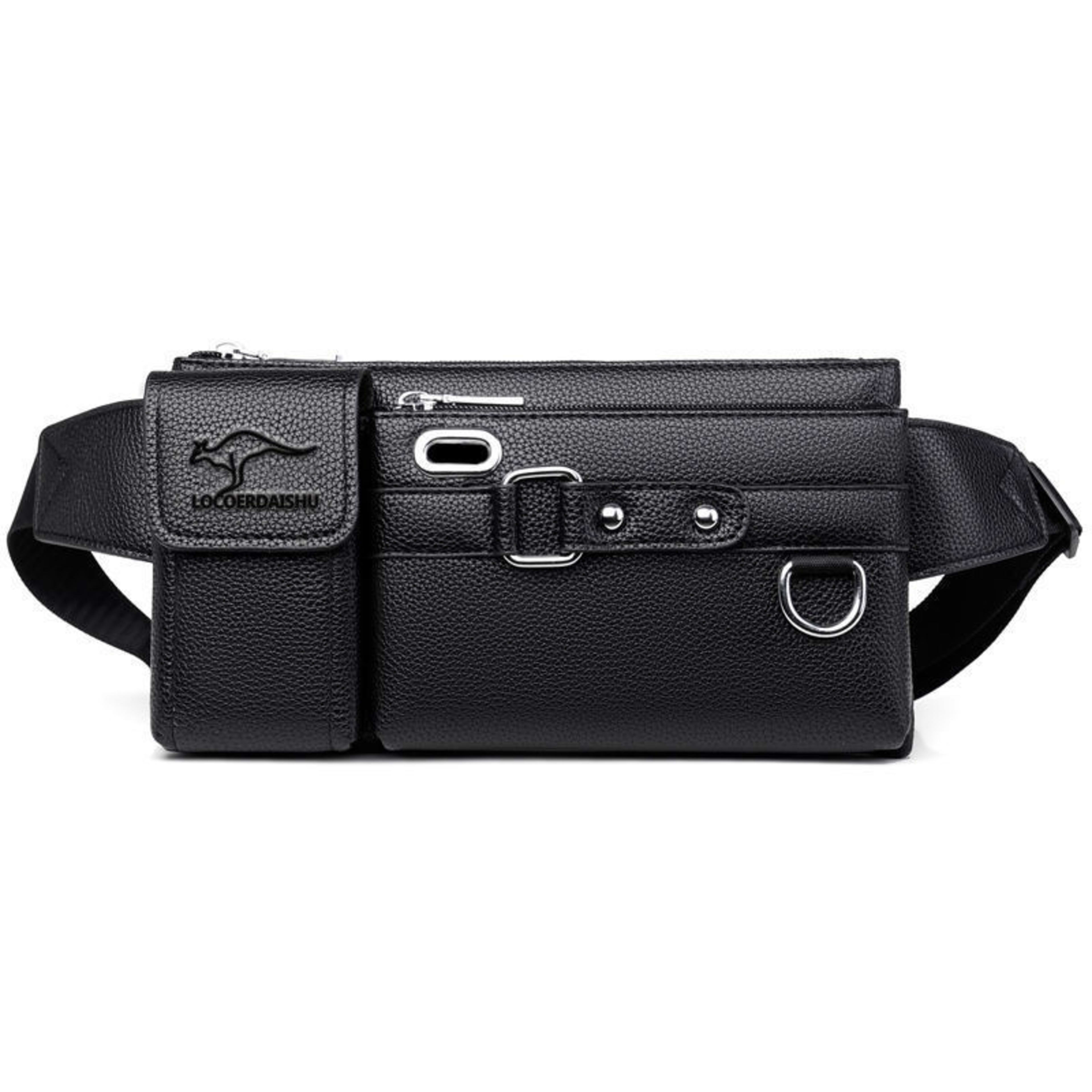 Men's Waist Bag Large-Capacity Multifunction Crossbody Bag 4