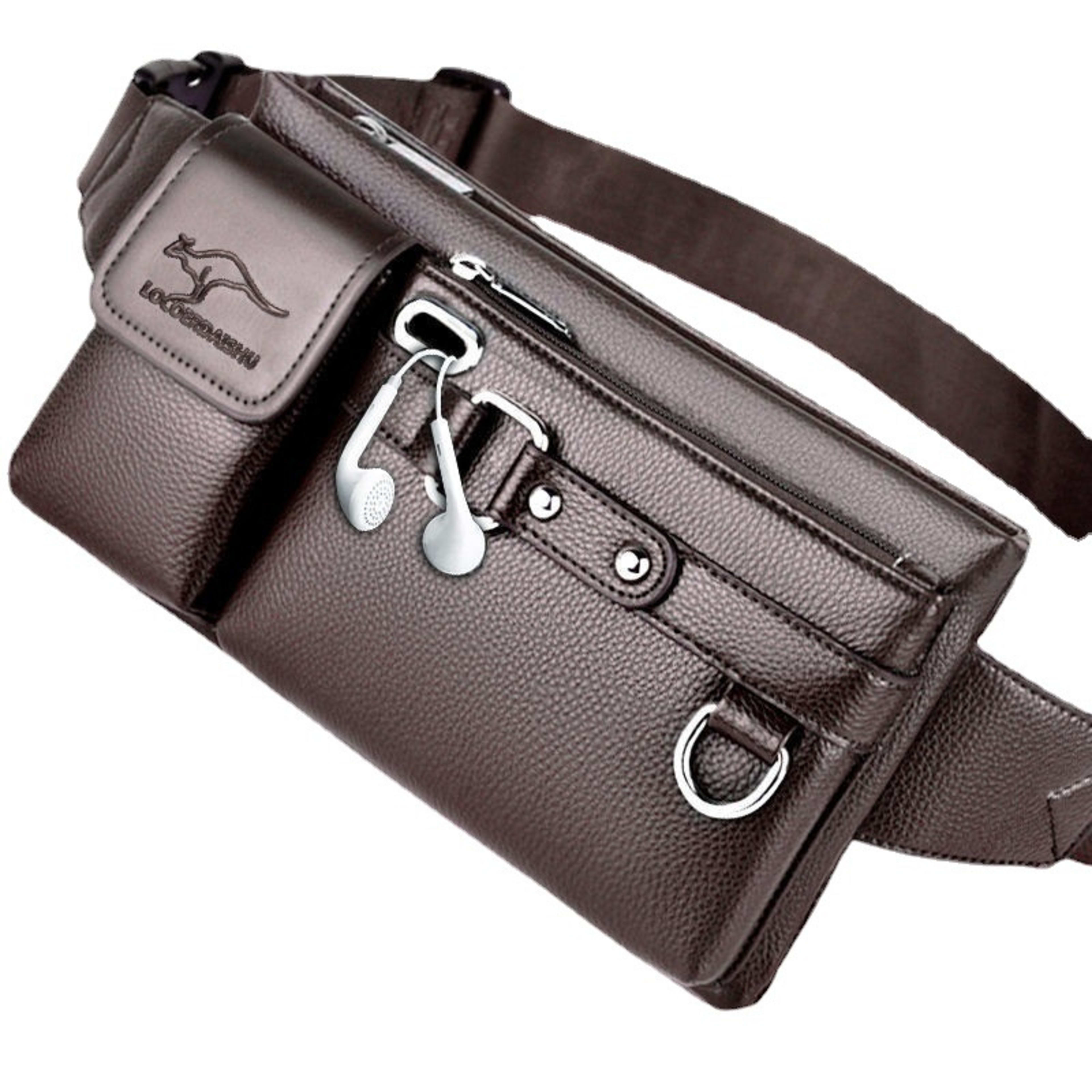 Men's Waist Bag Large-Capacity Multifunction Crossbody Bag 8