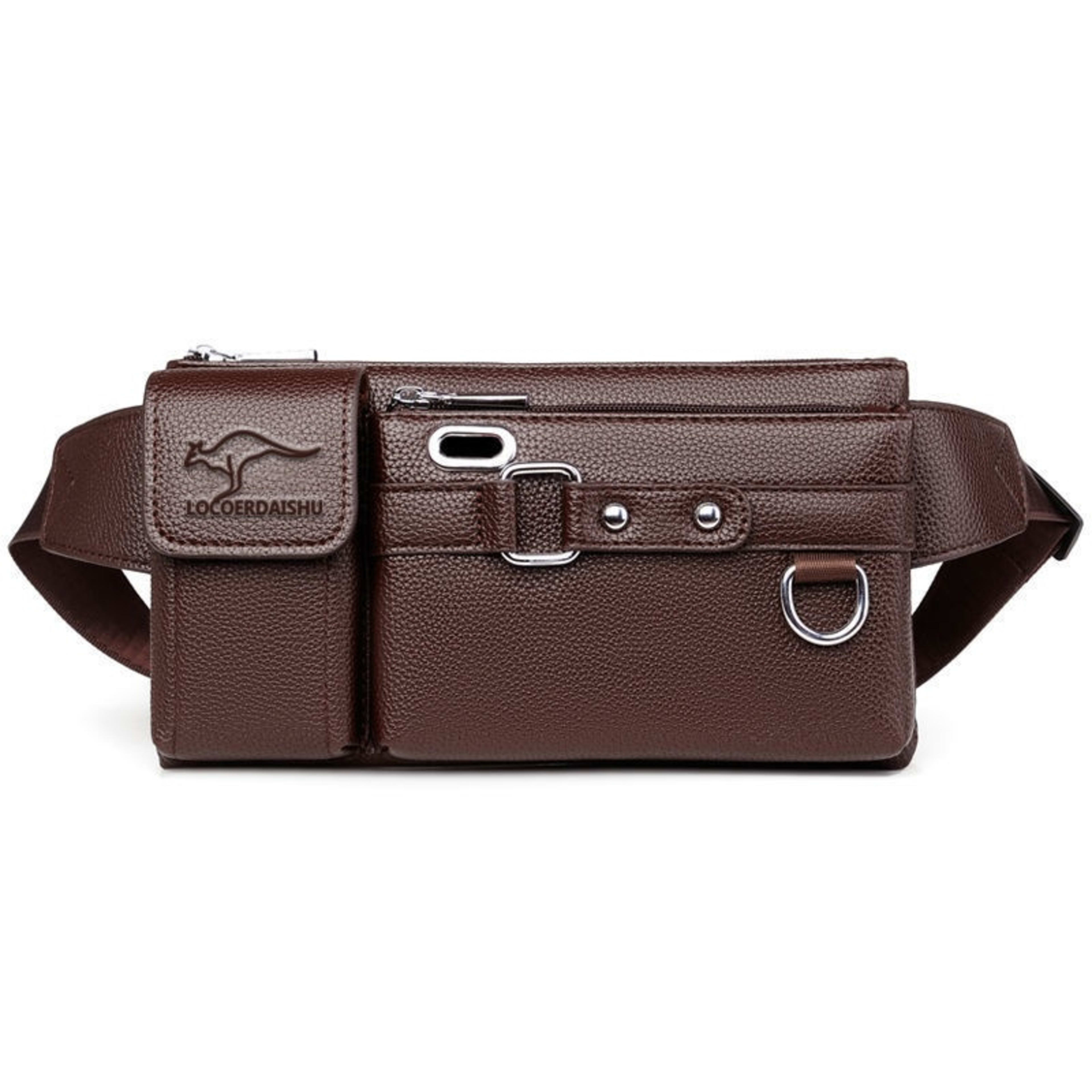 Men's Waist Bag Large-Capacity Multifunction Crossbody Bag 5