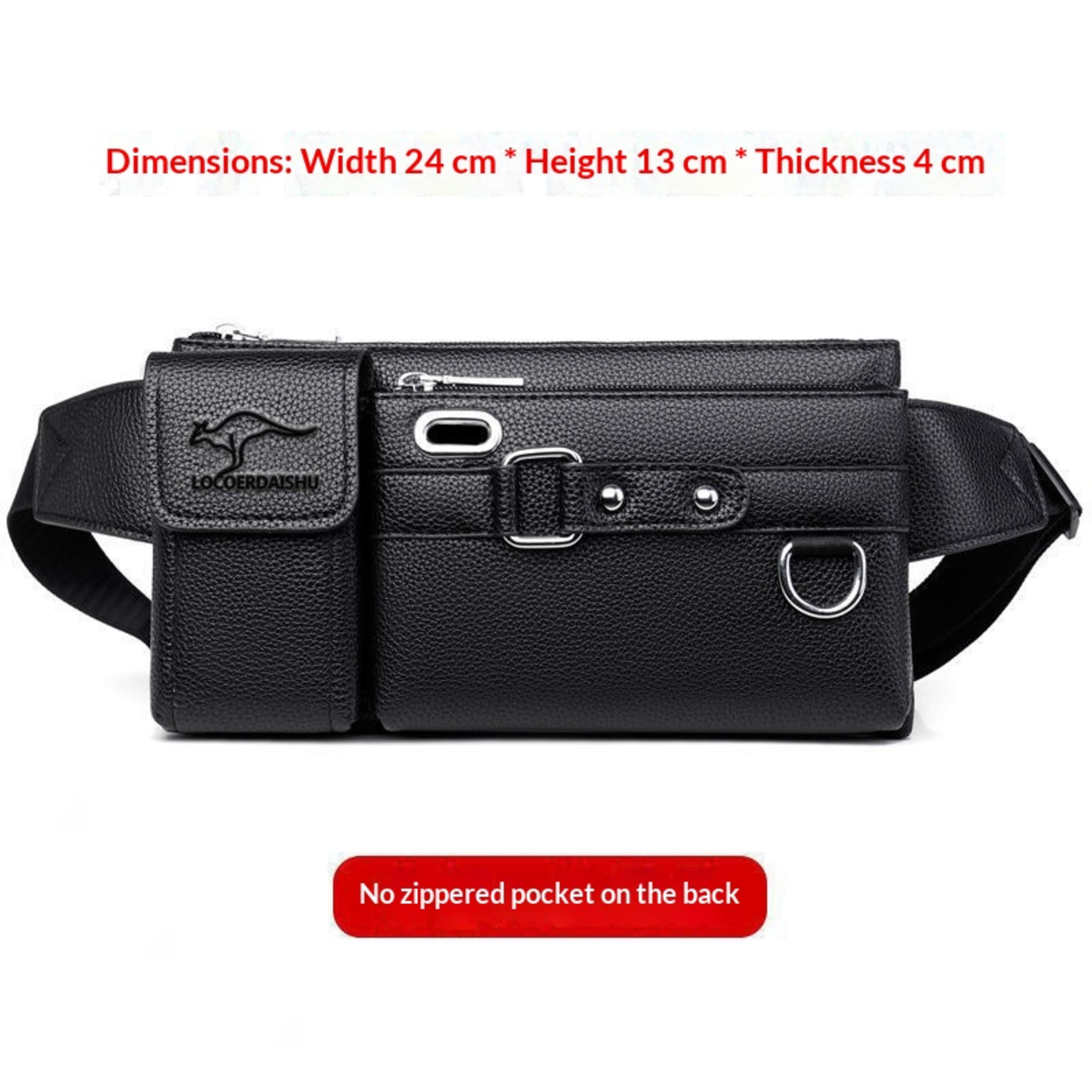 Men's Waist Bag Large-Capacity Multifunction Crossbody Bag 2