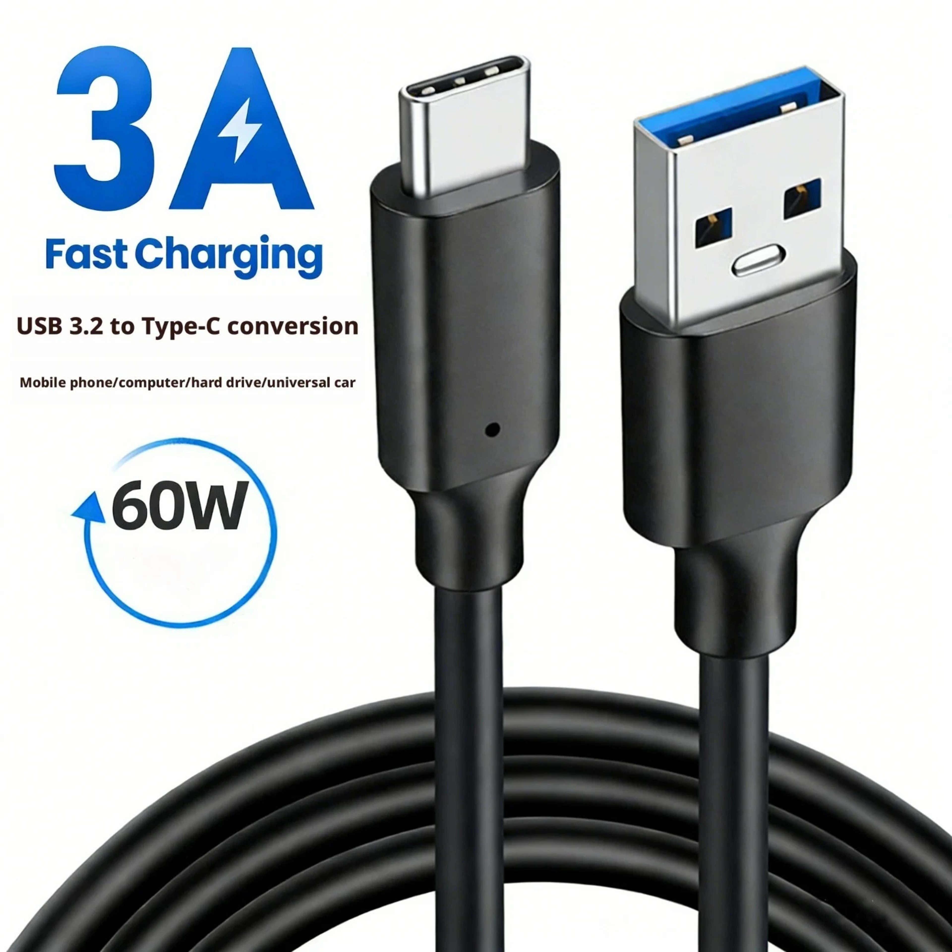 Type-C Data Cable, USB 30 To Type-C Transfer Cable 1