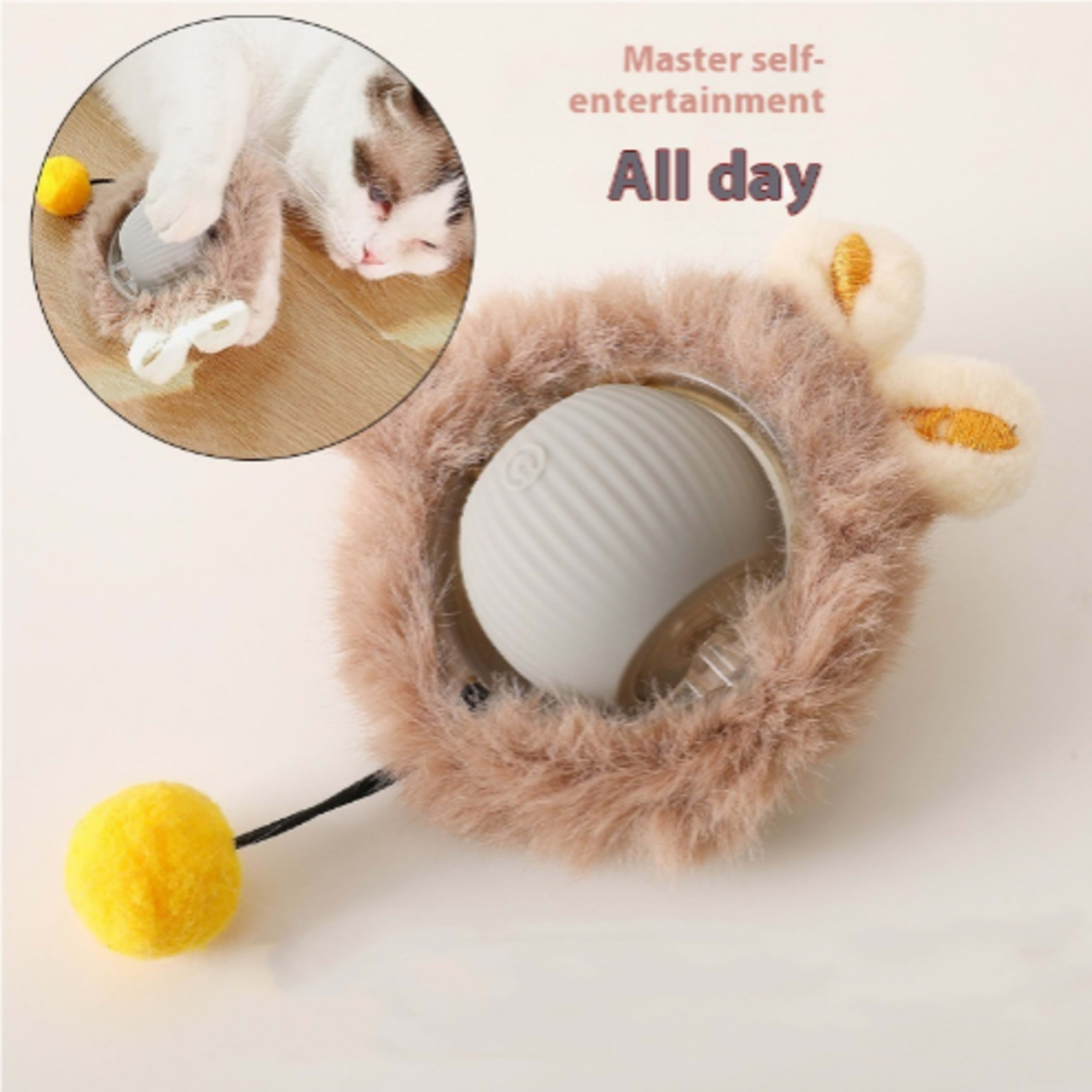 Cat Toy Self-Hi Funny Cat Rolling Ball Pets Relief Toy Pet Products 2