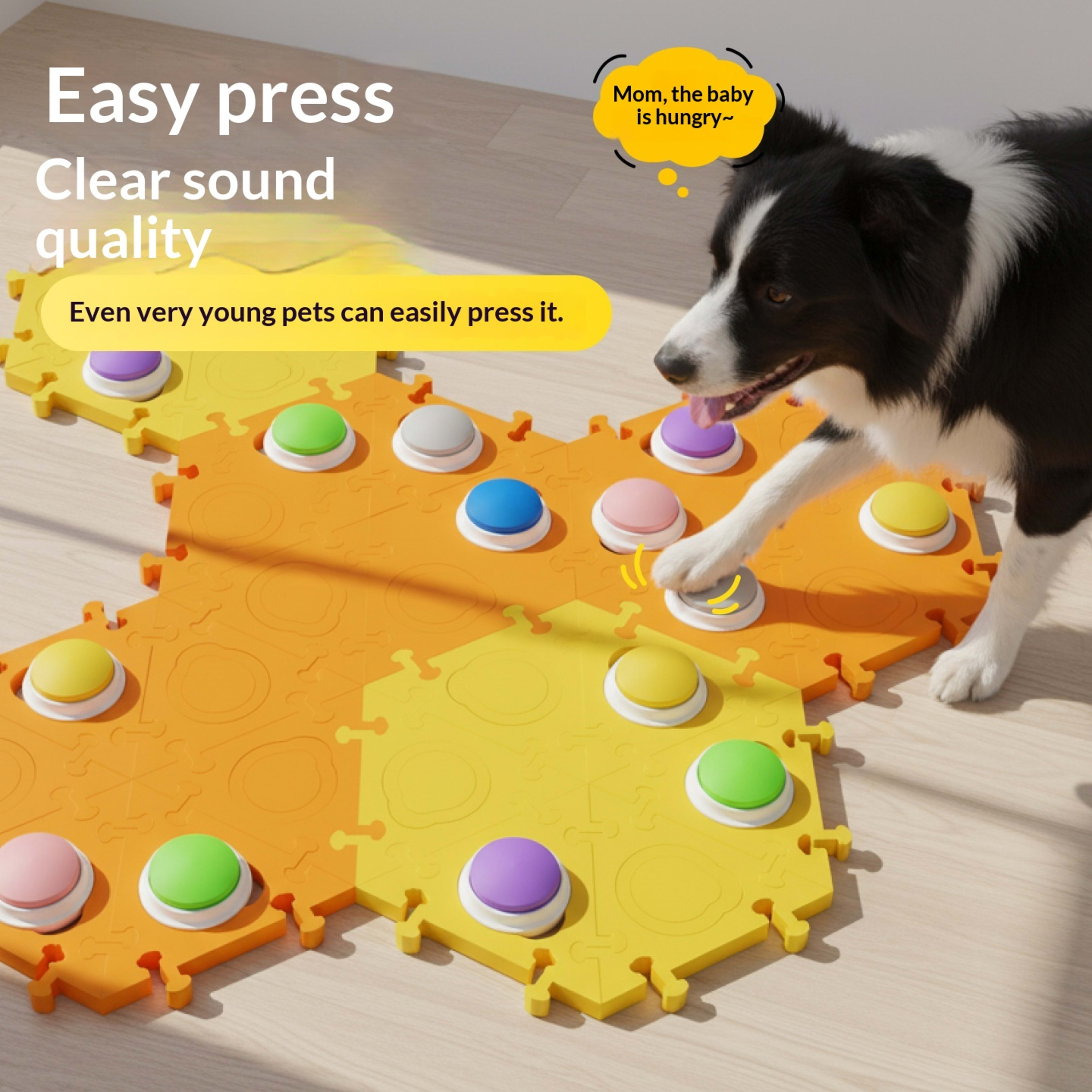 Dog Talking Button Sound-Producing Toy 8