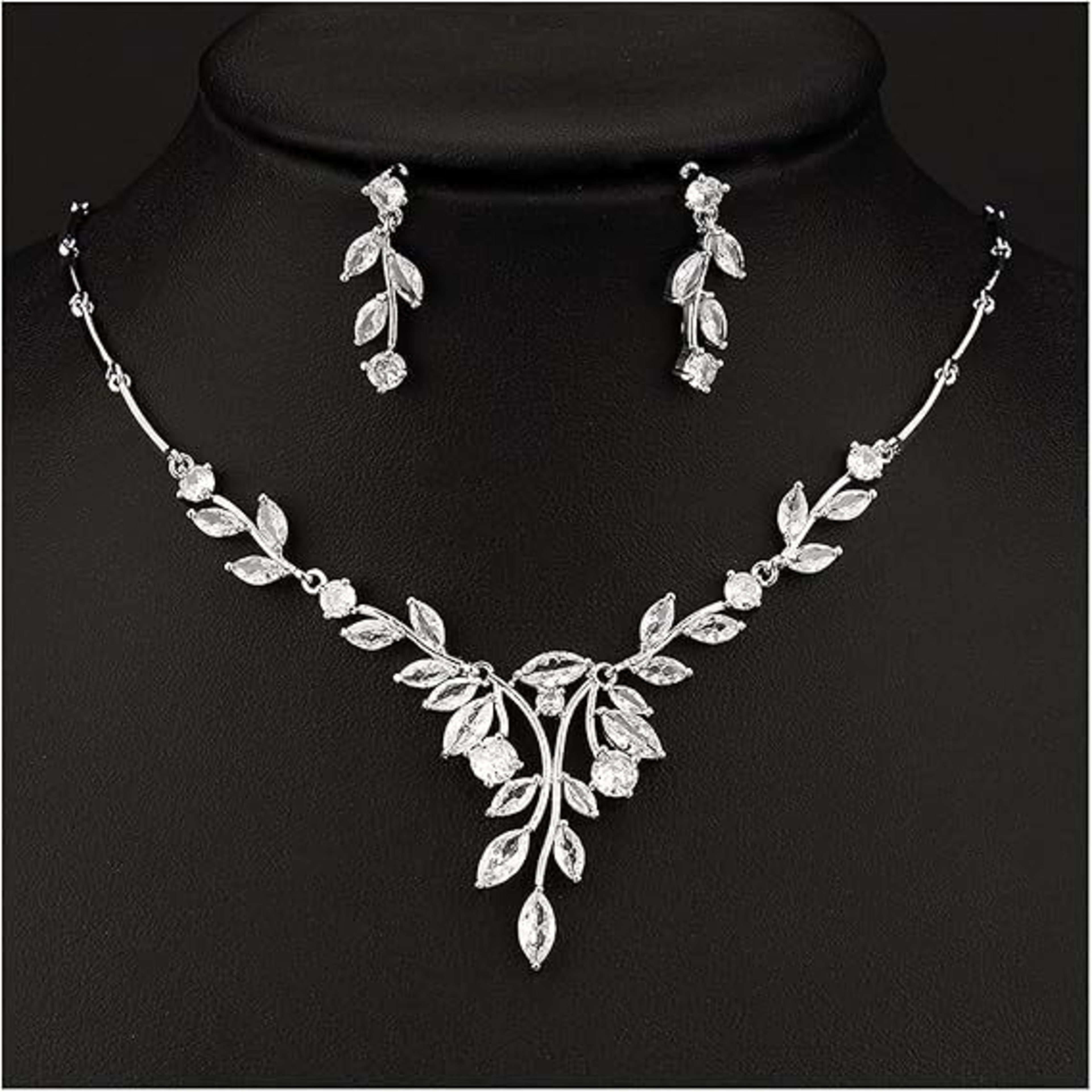 Rhinestone Bridal Crown Headband Flower Diamond High-End Headpiece 9