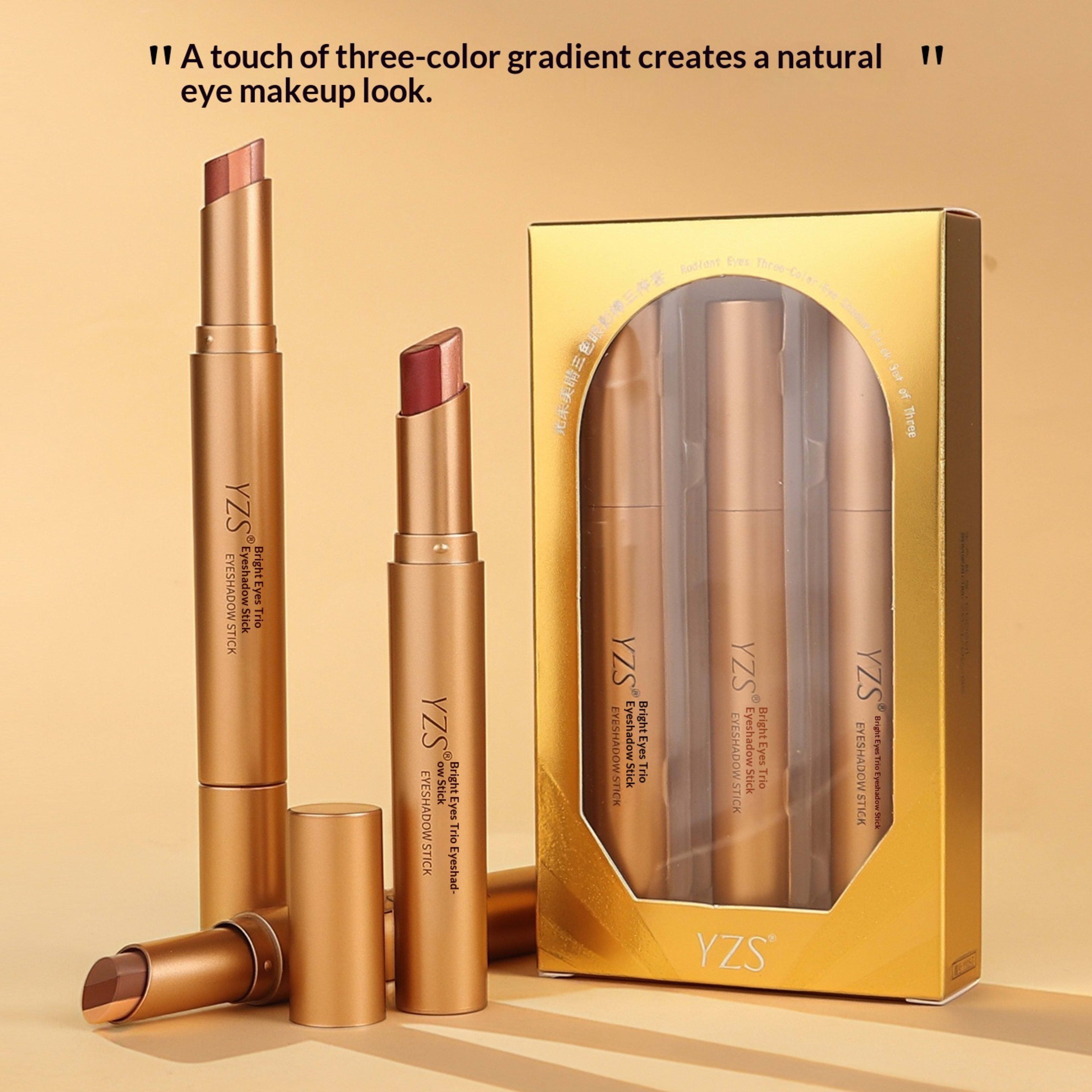 YZS Guangcai Meiqing Three-Color Eyeshadow Stick Set