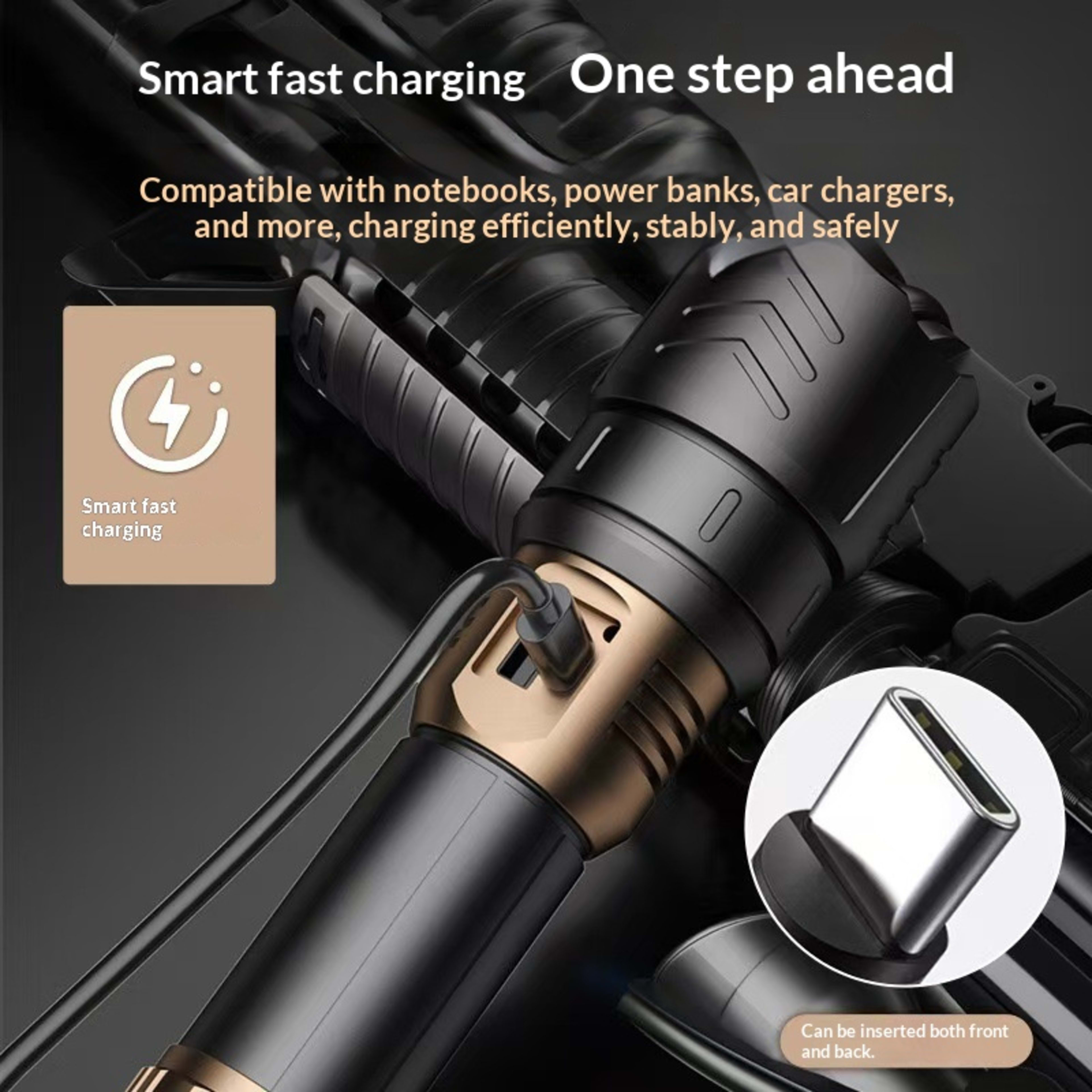 Ultra-bright Flashlight Ultra-bright Laser Beam Long-range Outdoor Use 17