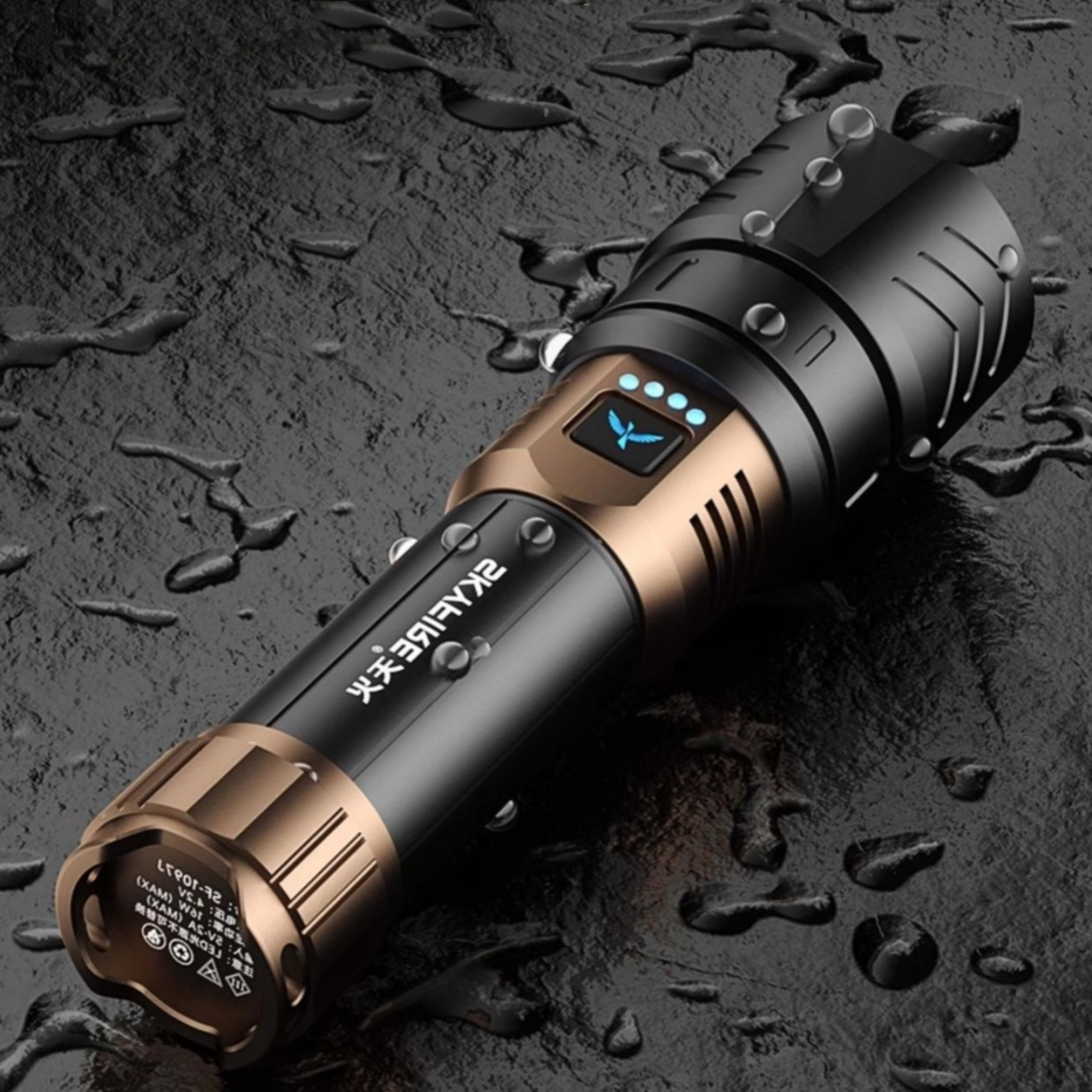 Ultra-bright Flashlight Ultra-bright Laser Beam Long-range Outdoor Use 9
