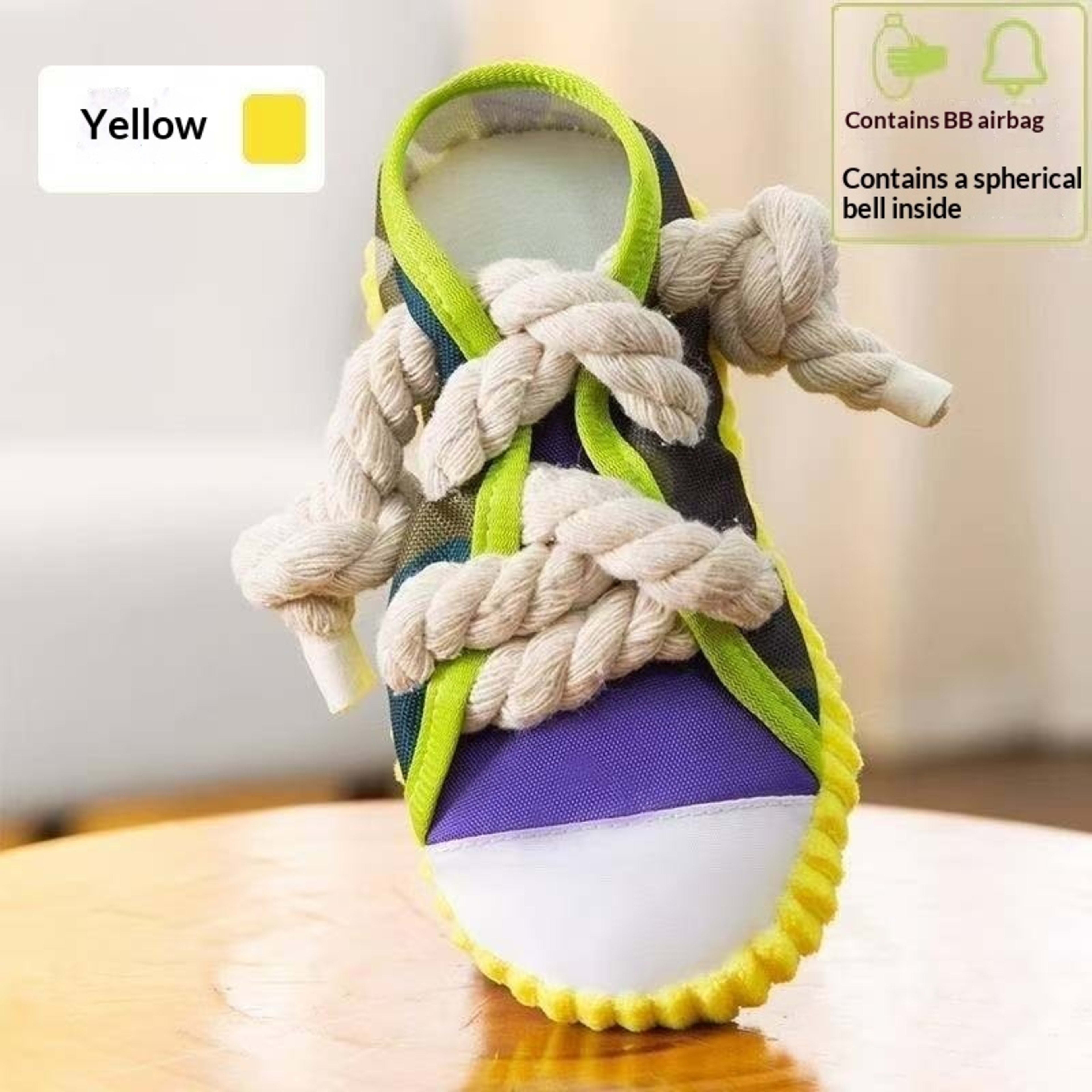 Pet Dog Cotton Rope Canvas Shoes