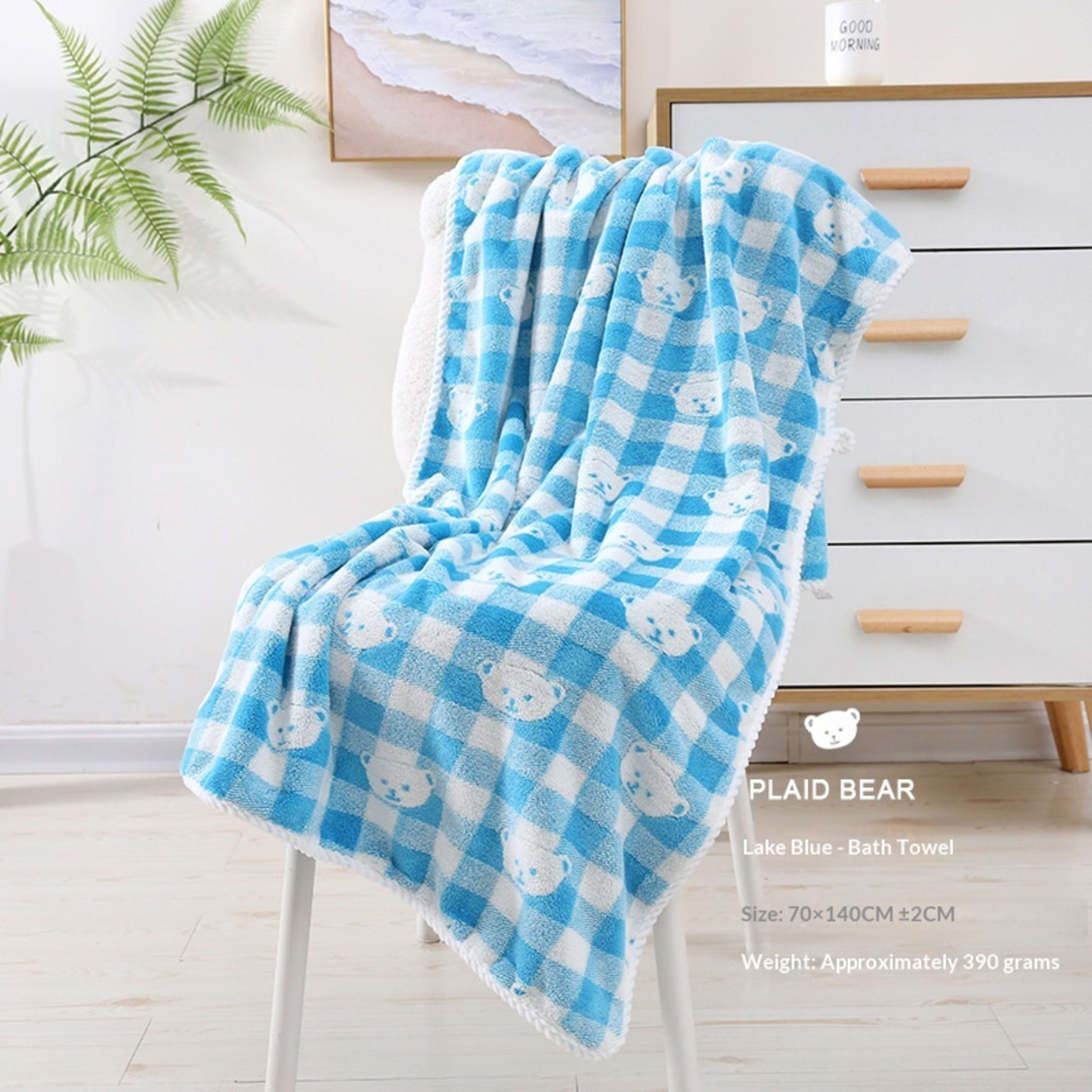 Absorbent Home-Use New Jacquard Coral Fleece Towel 26