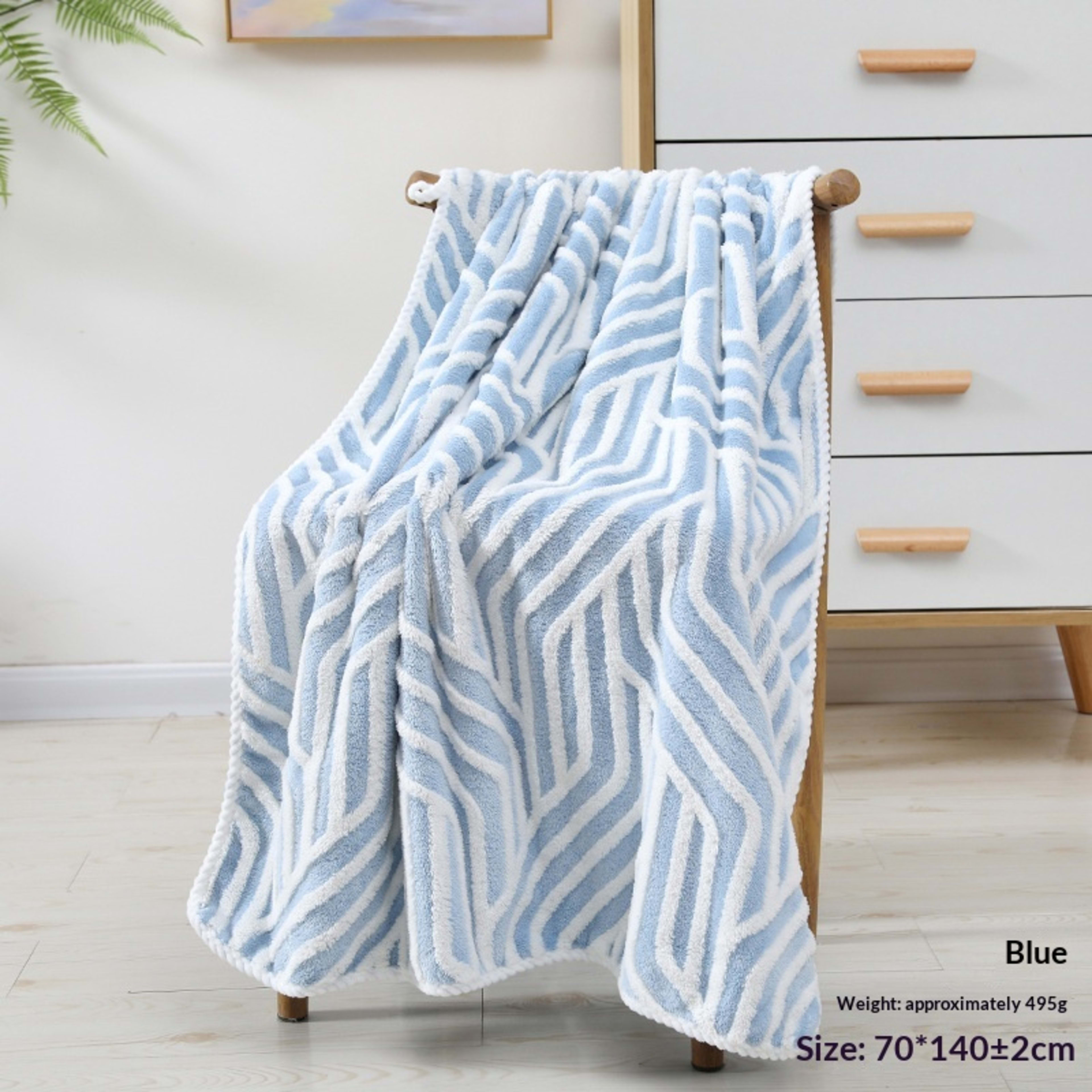 Absorbent Home-Use New Jacquard Coral Fleece Towel 46