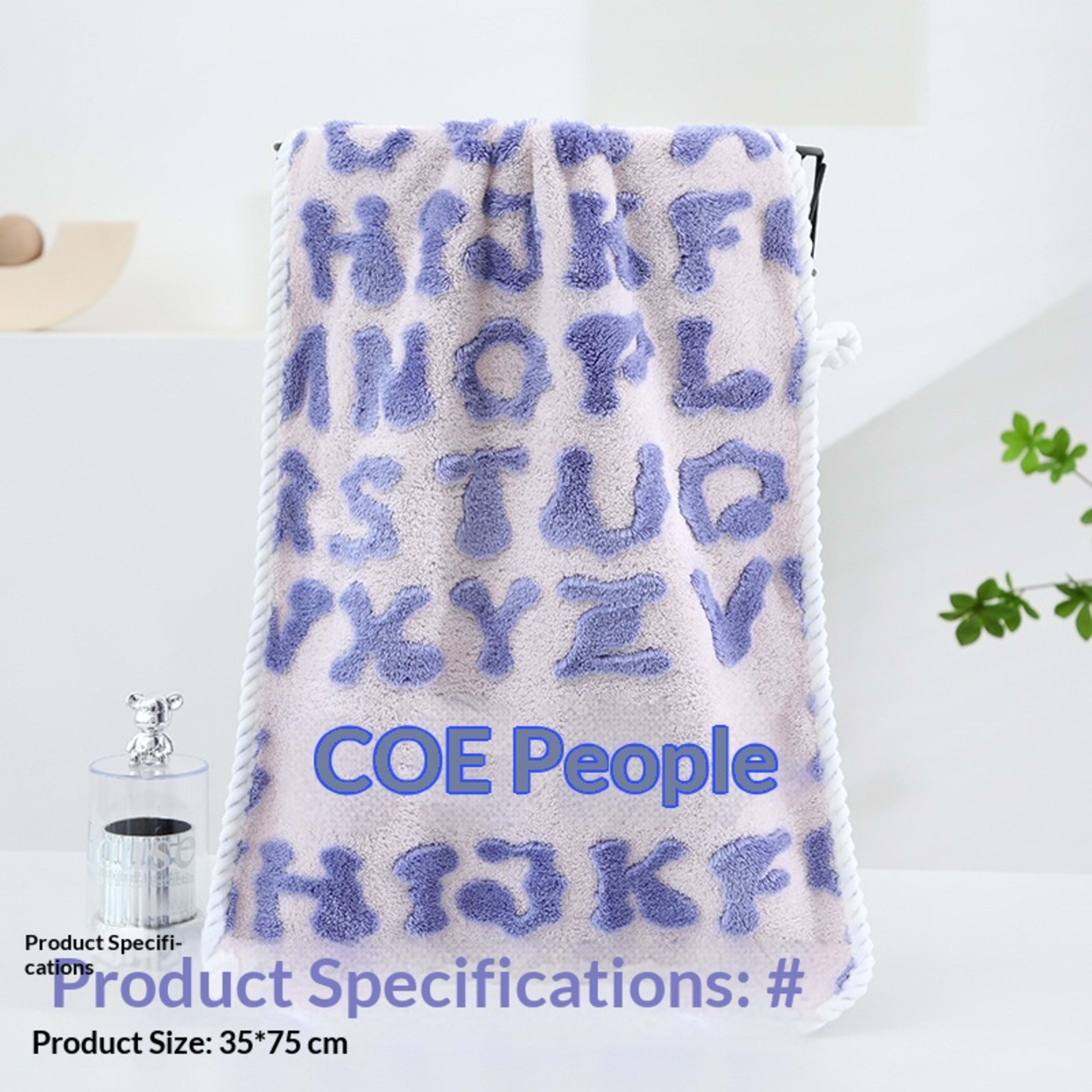 Absorbent Home-Use New Jacquard Coral Fleece Towel 11