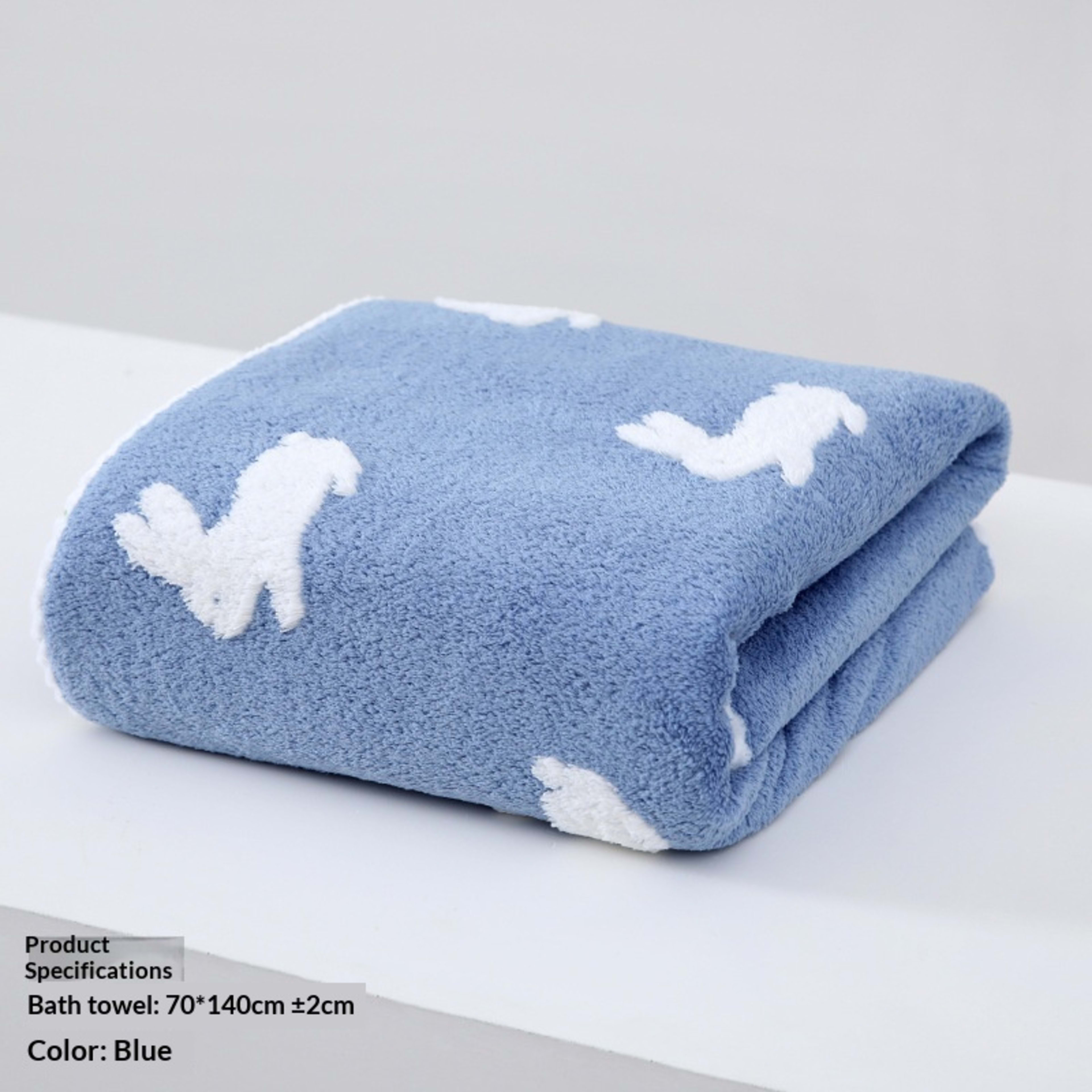Absorbent Home-Use New Jacquard Coral Fleece Towel 24