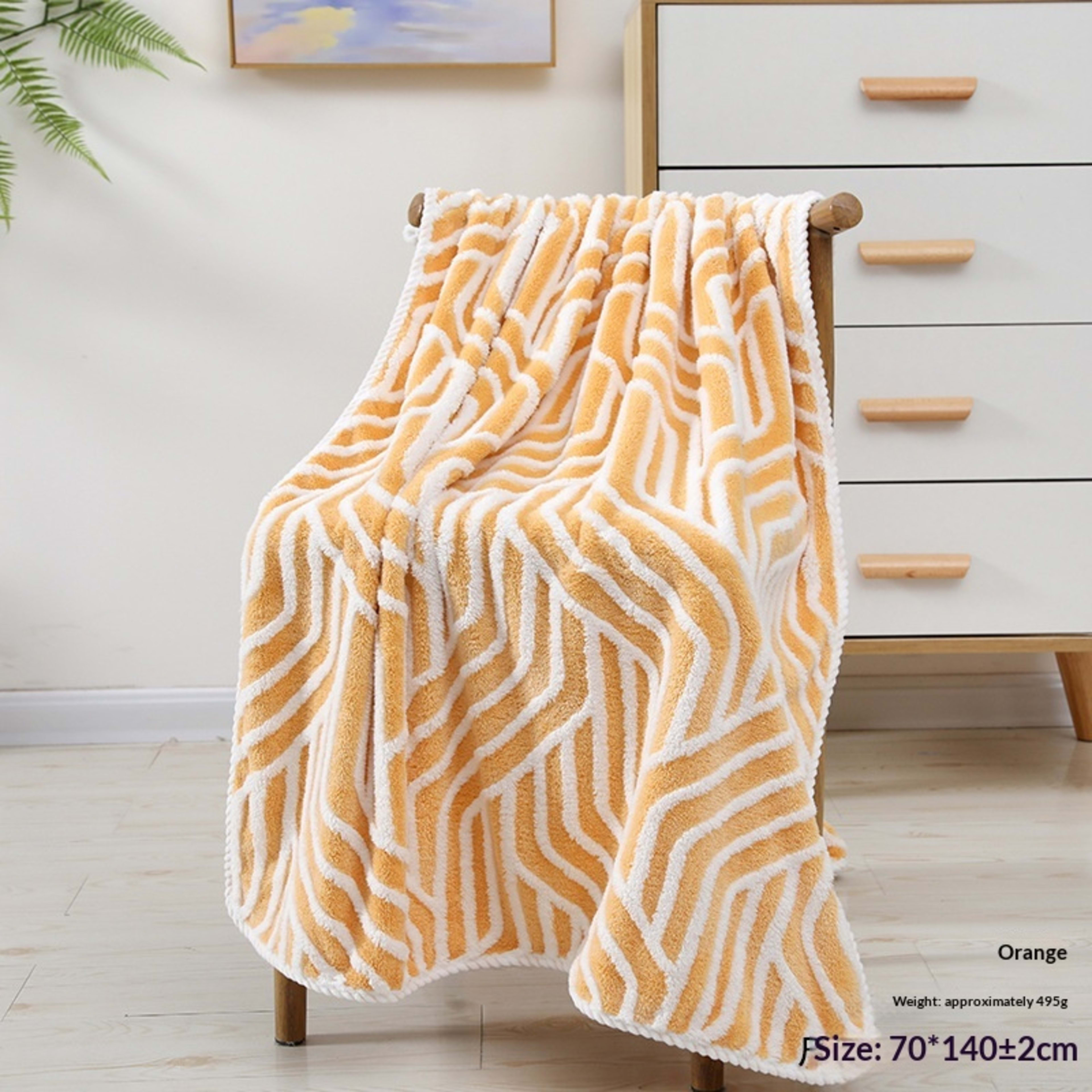 Absorbent Home-Use New Jacquard Coral Fleece Towel 30
