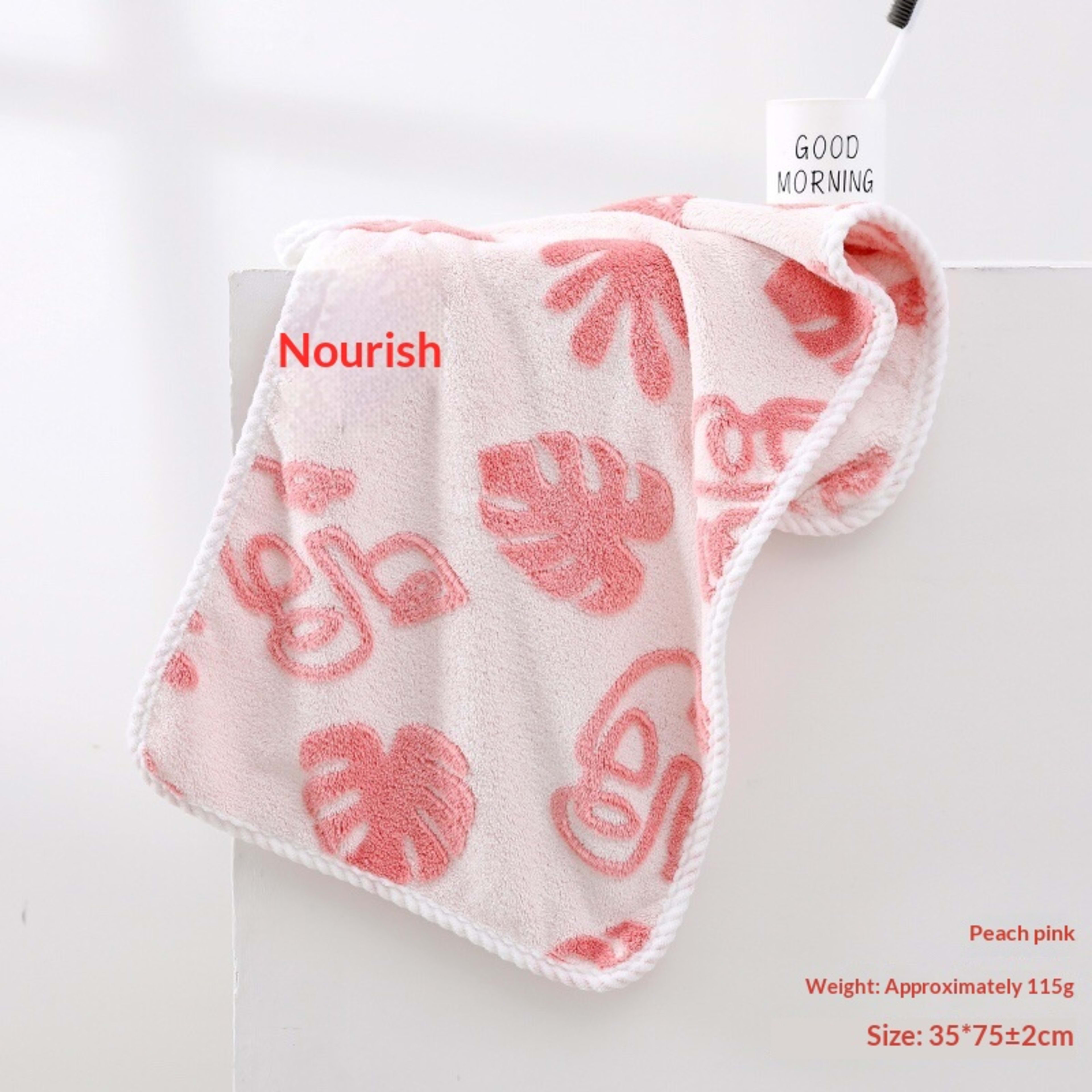Absorbent Home-Use New Jacquard Coral Fleece Towel 6