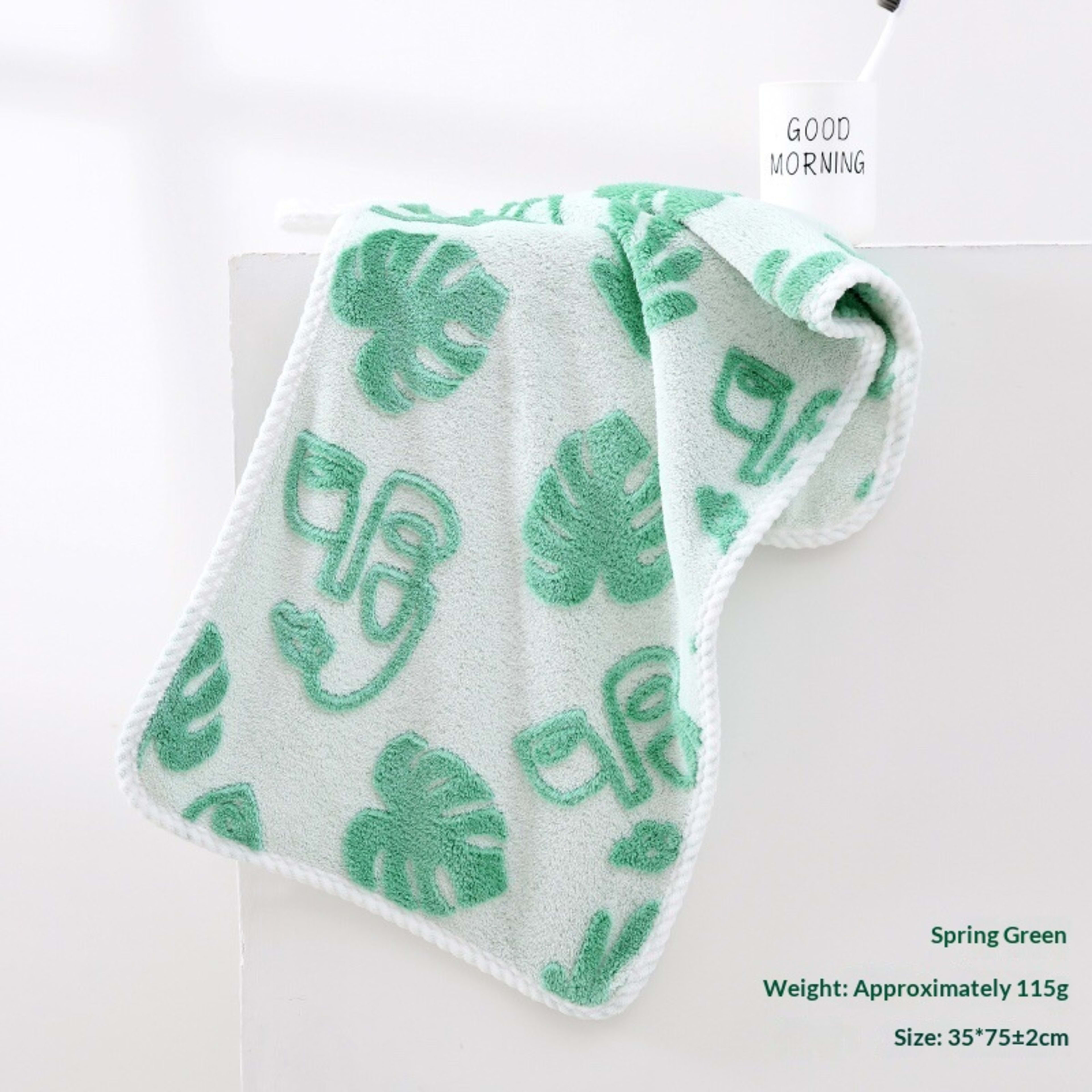 Absorbent Home-Use New Jacquard Coral Fleece Towel 27