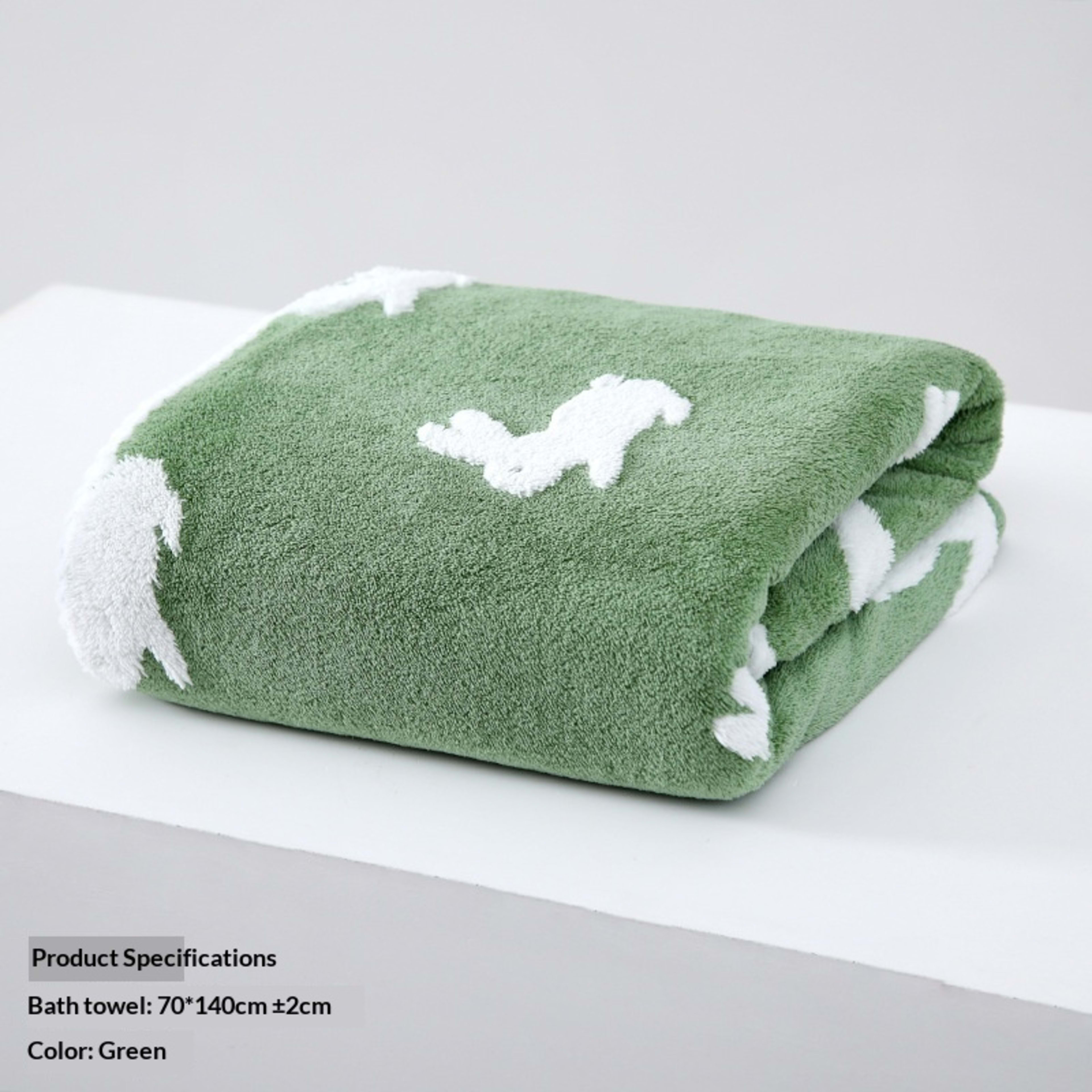 Absorbent Home-Use New Jacquard Coral Fleece Towel 19