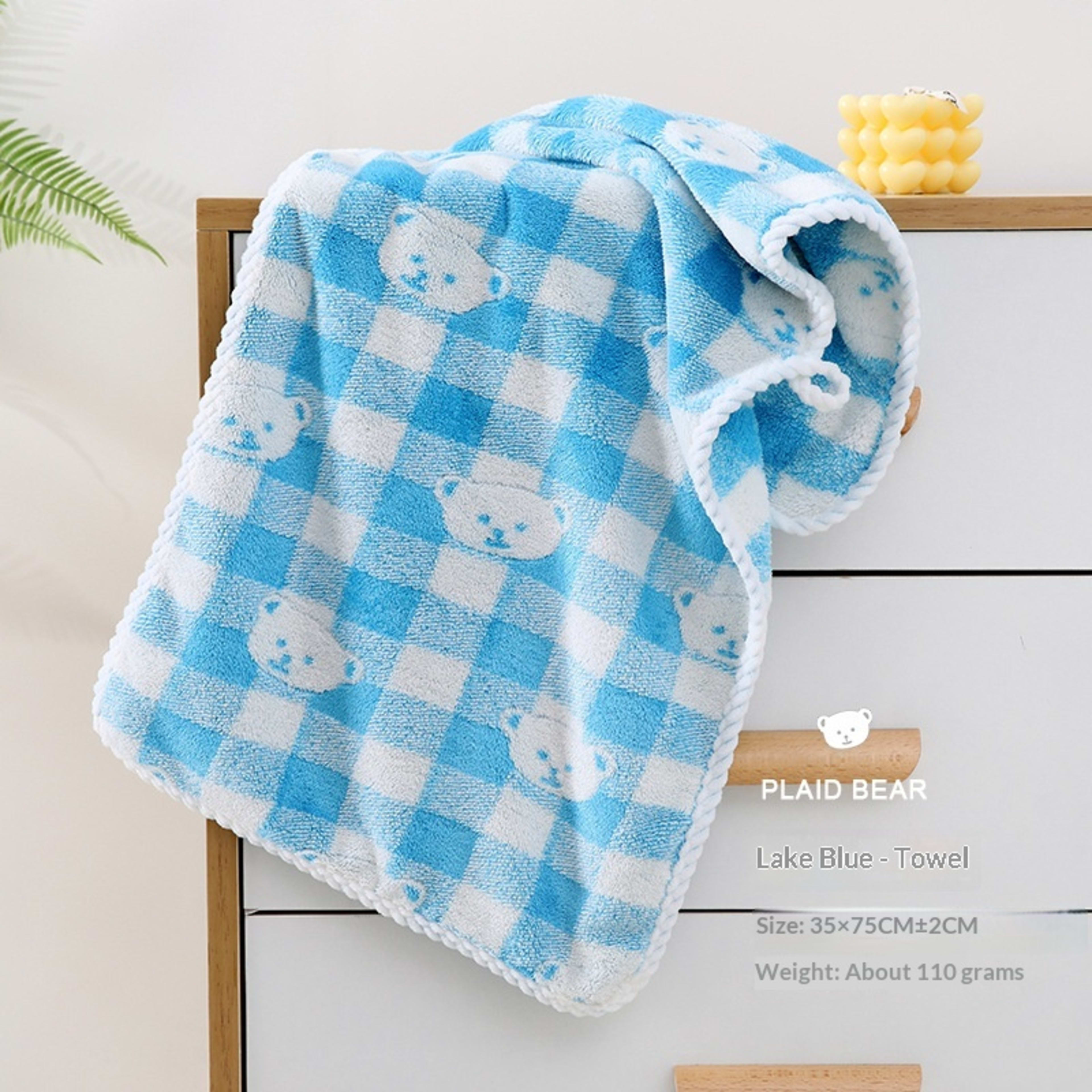 Absorbent Home-Use New Jacquard Coral Fleece Towel 42