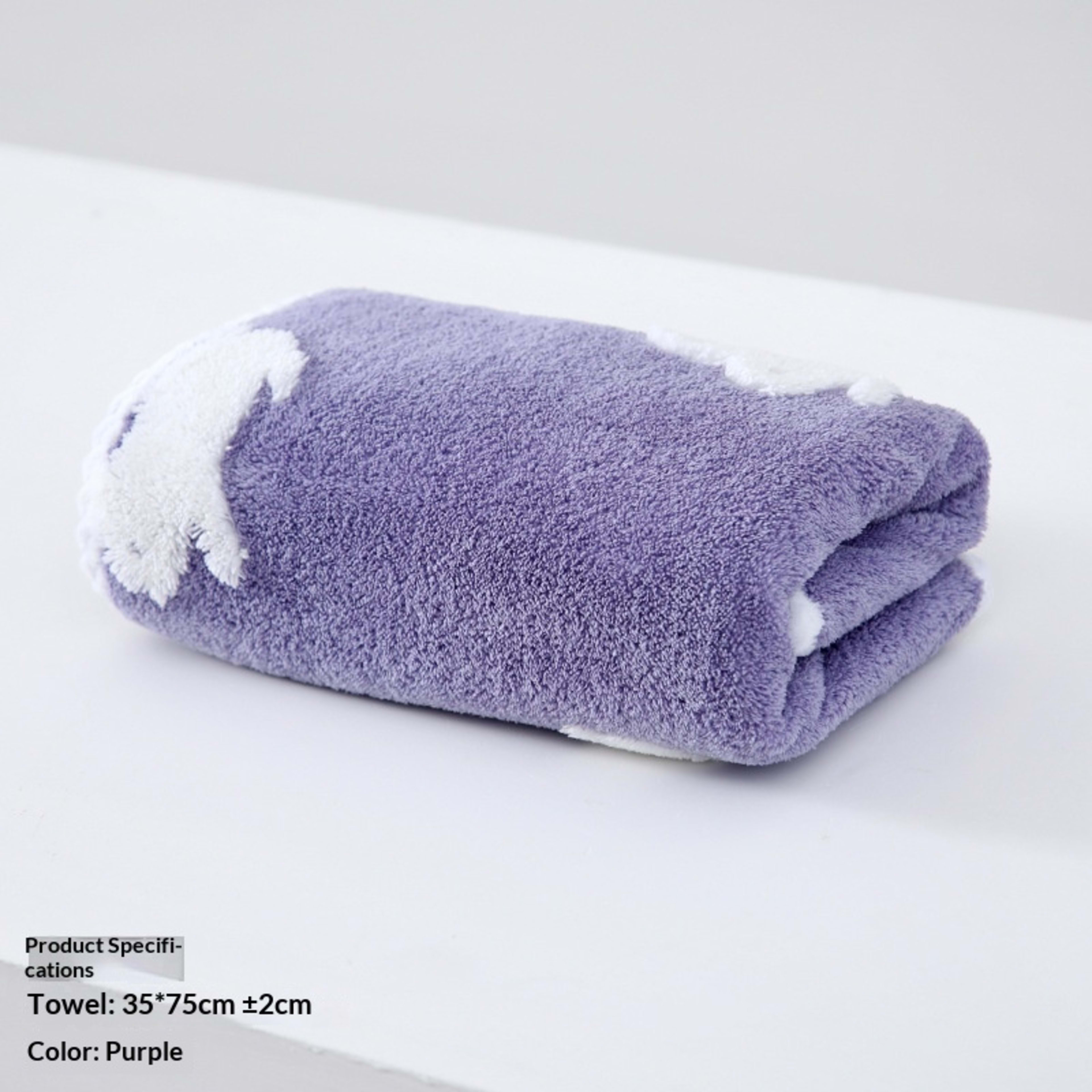 Absorbent Home-Use New Jacquard Coral Fleece Towel 16