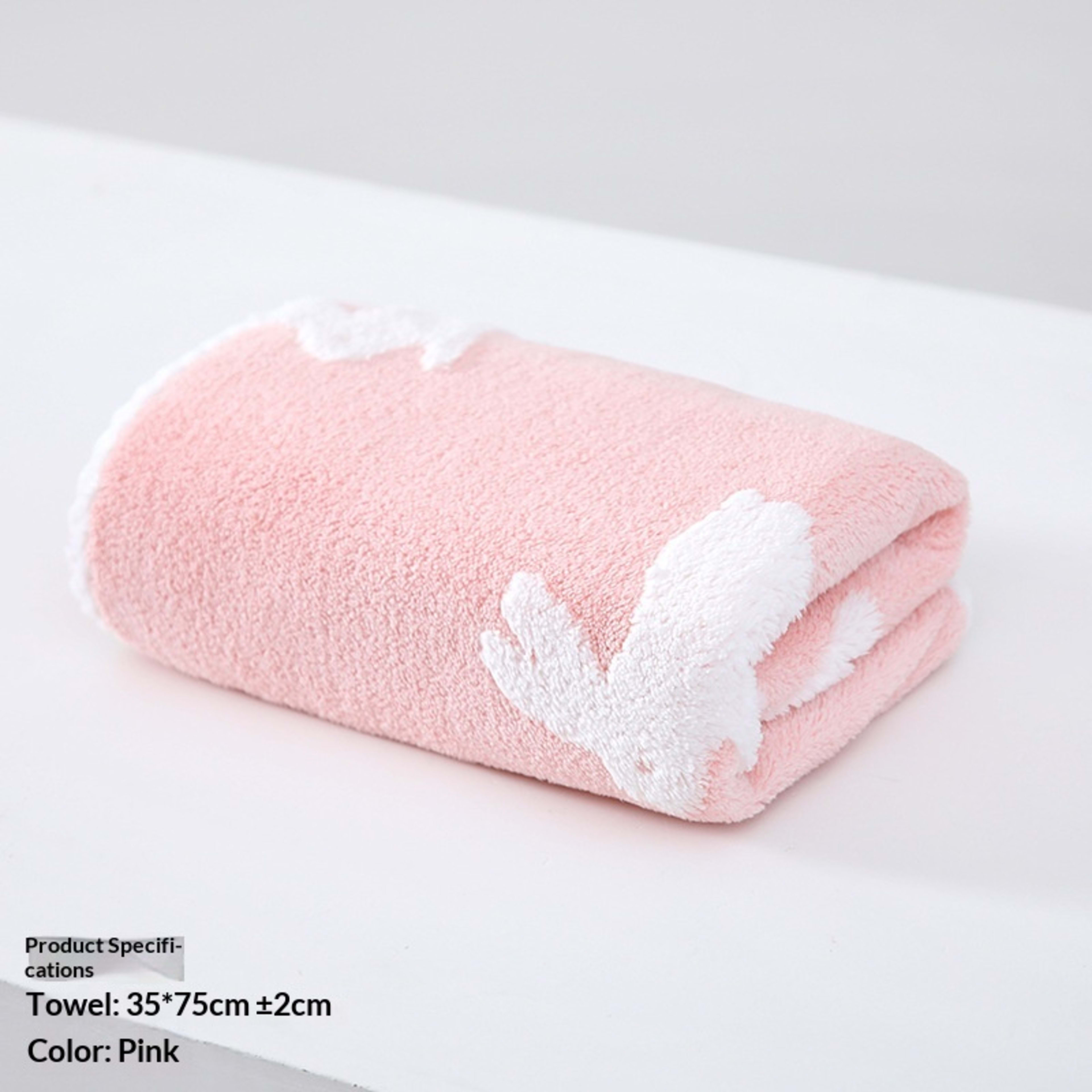Absorbent Home-Use New Jacquard Coral Fleece Towel 7