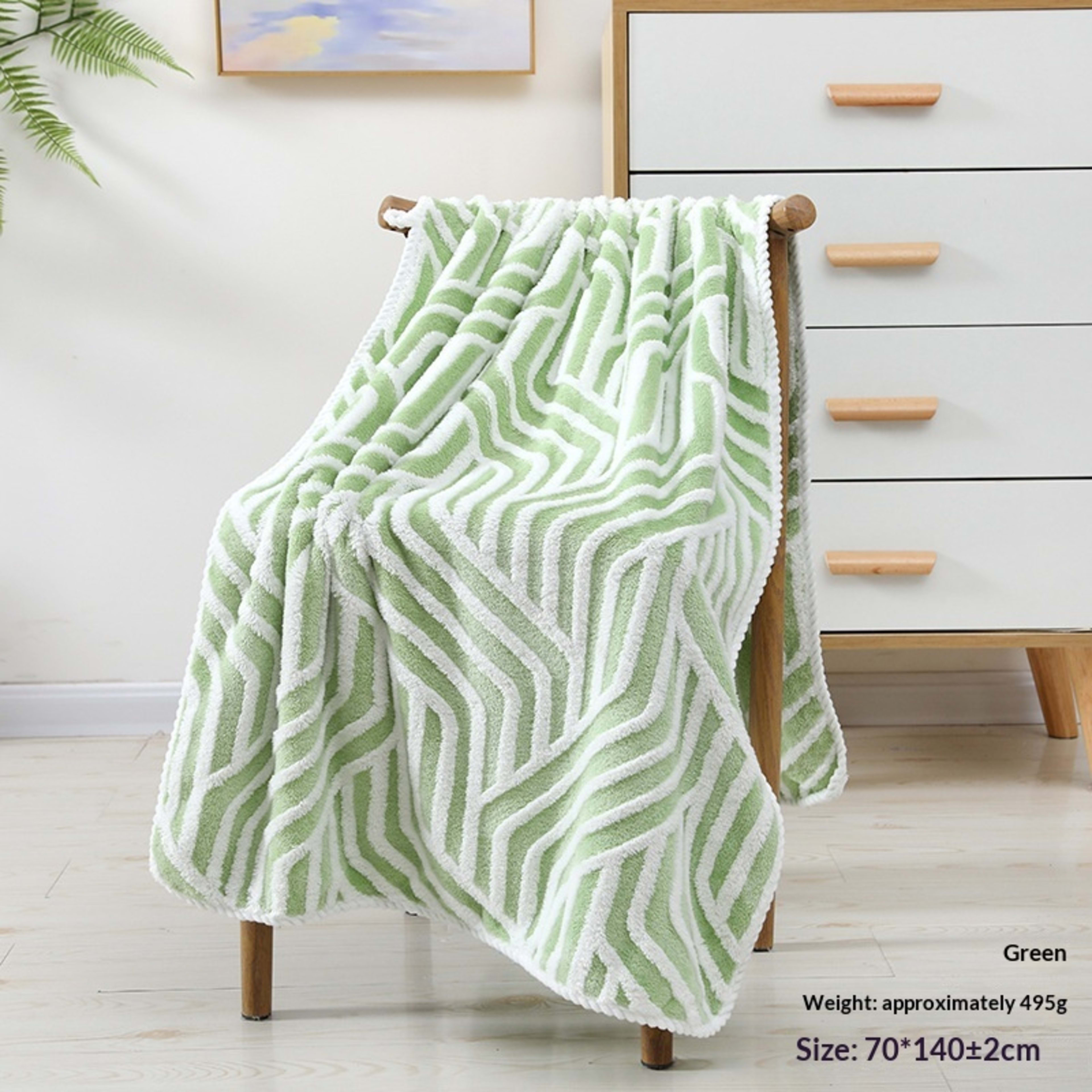 Absorbent Home-Use New Jacquard Coral Fleece Towel 36