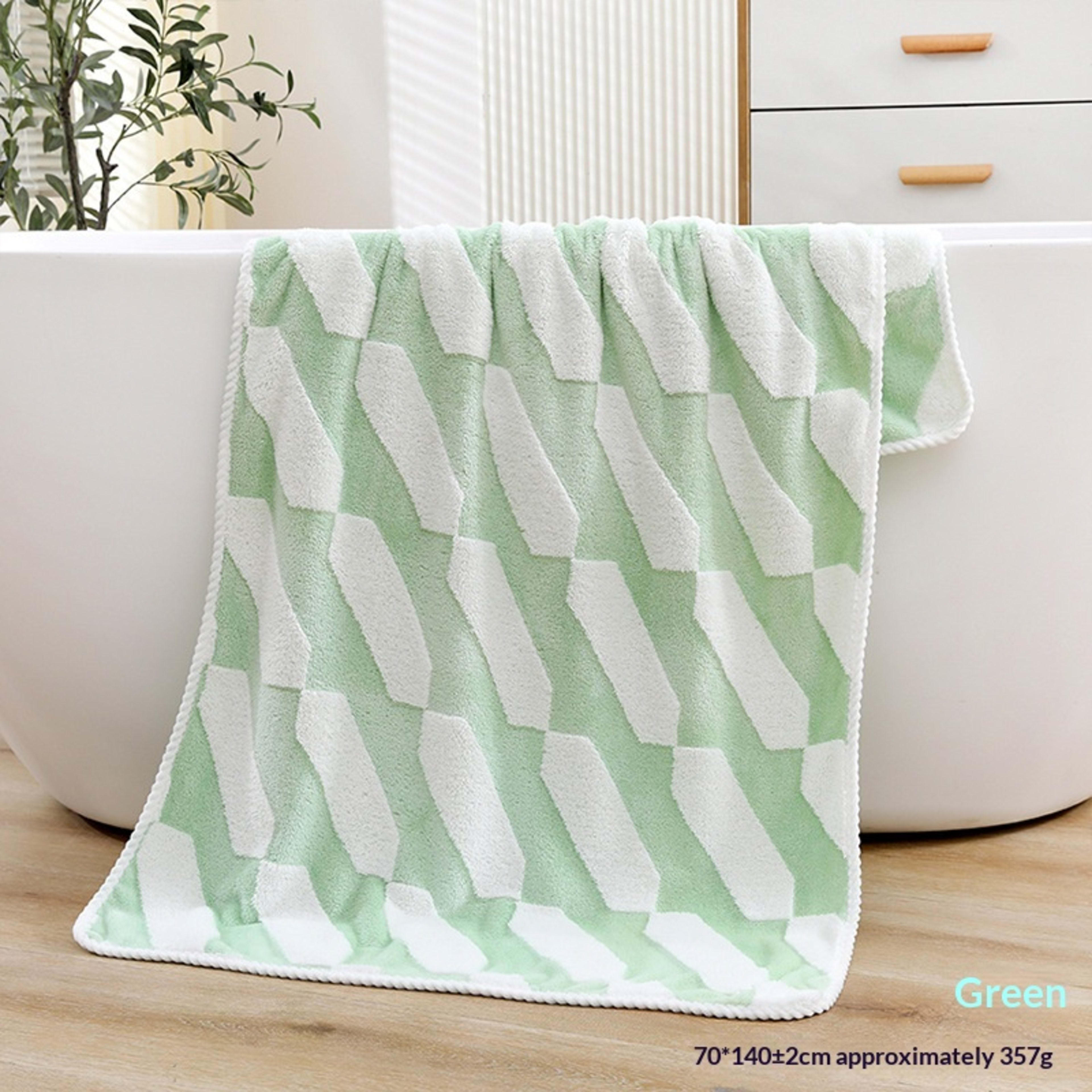 Absorbent Home-Use New Jacquard Coral Fleece Towel 37