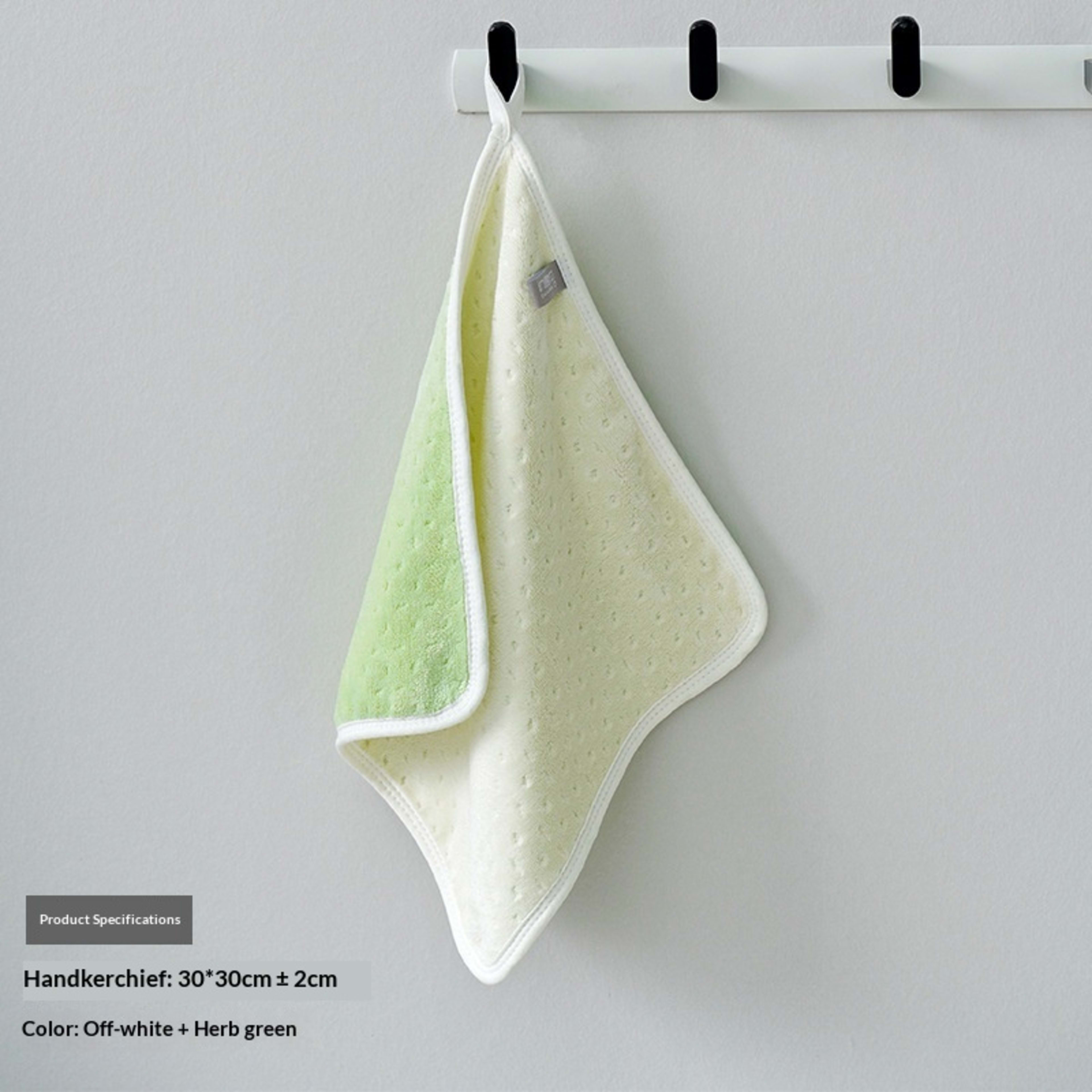 Thickened Class A Antibacterial Coral Fleece Two-Tone Absorbent Towel 4