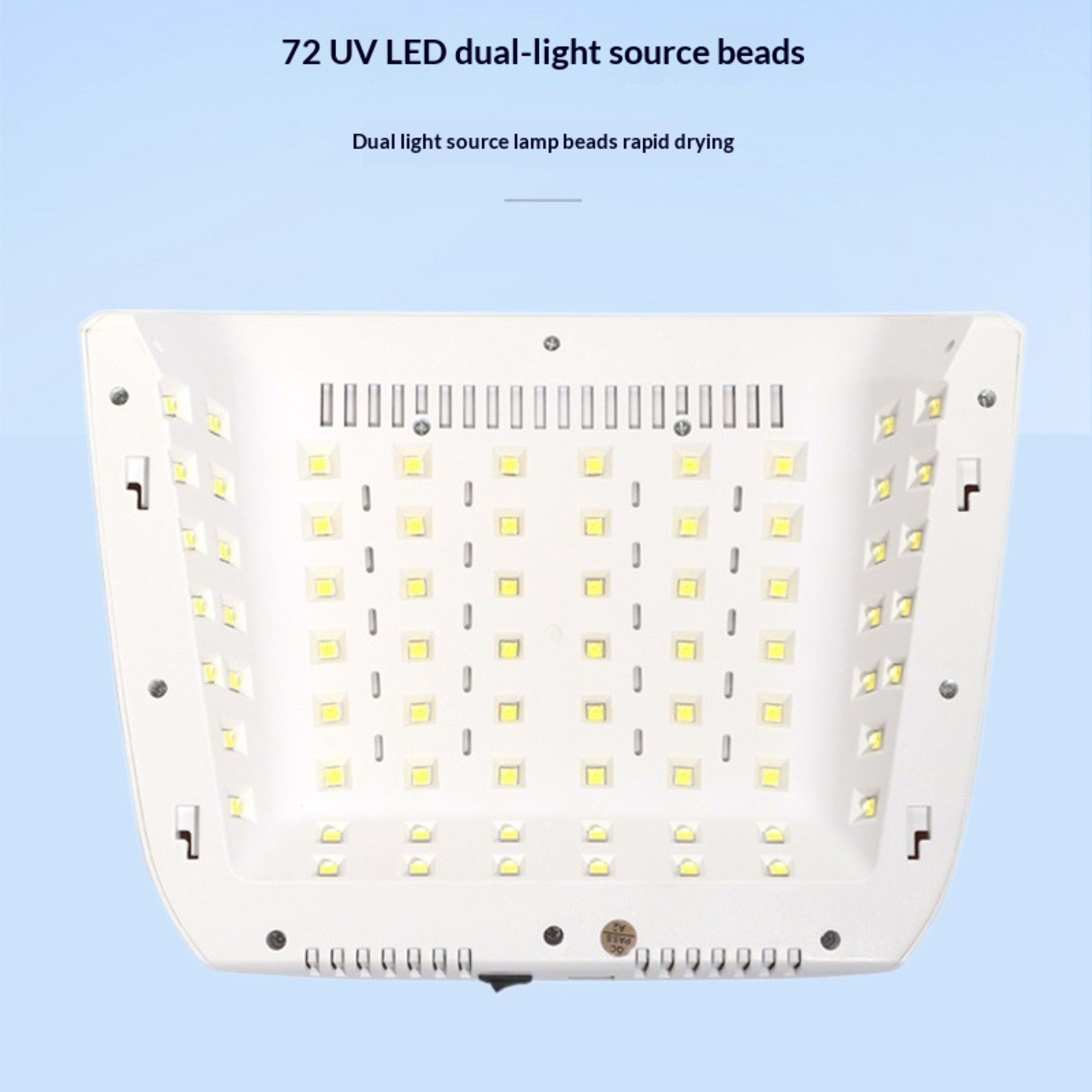 High-Power Nail Lamp With 72 LED Beads Nail Curing Machine 6