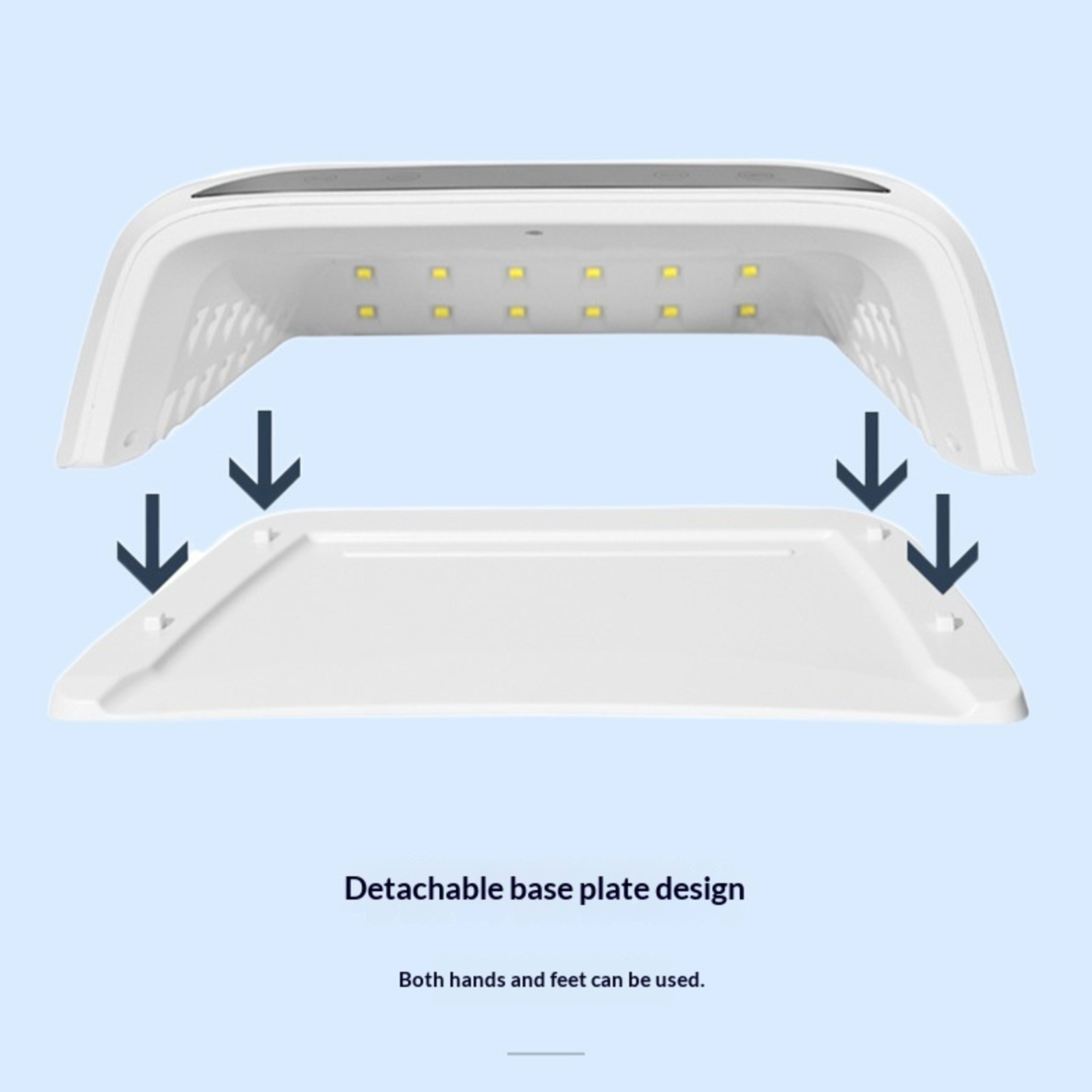 High-Power Nail Lamp With 72 LED Beads Nail Curing Machine 3