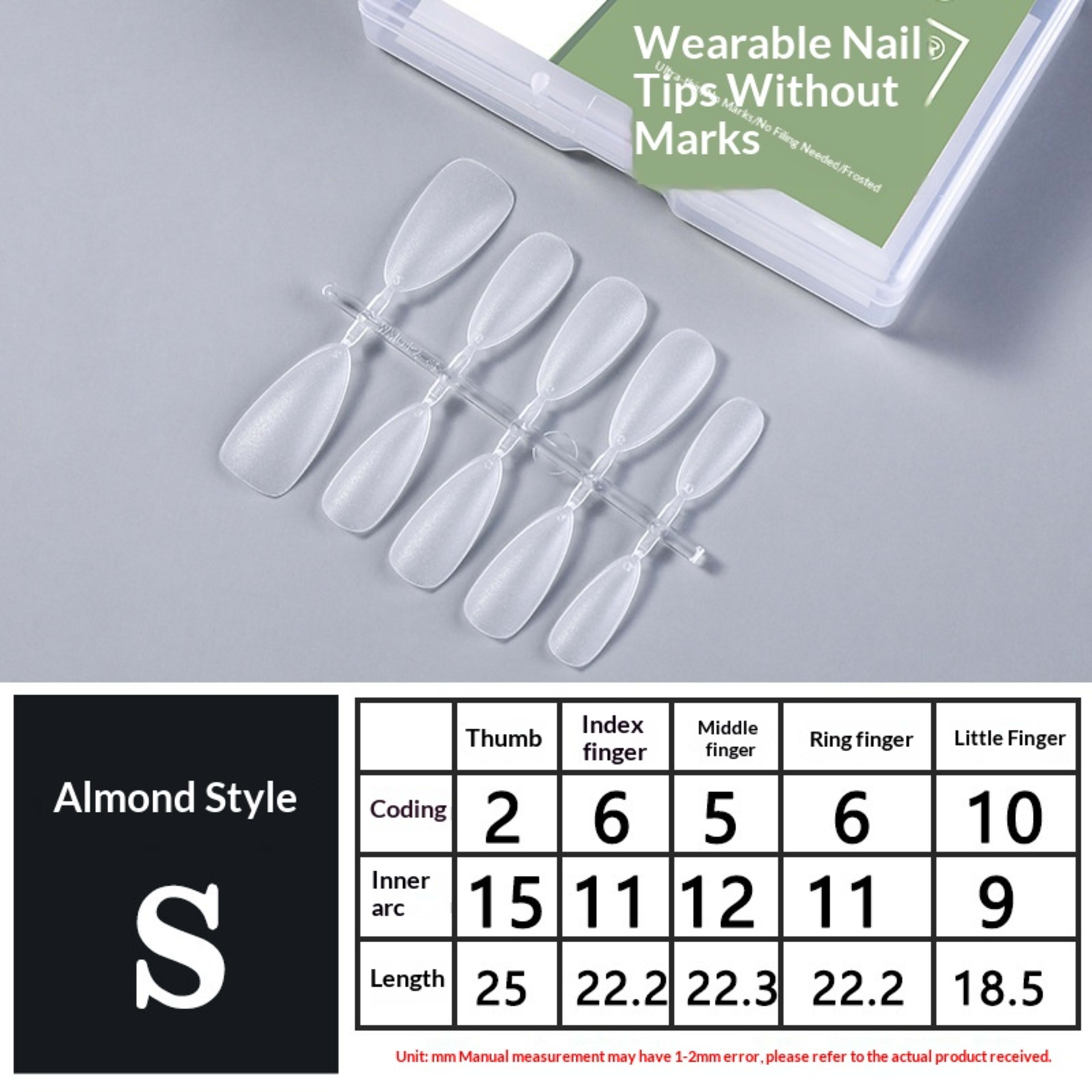Dedicated Handmade Long Wearable Nail Tips 24