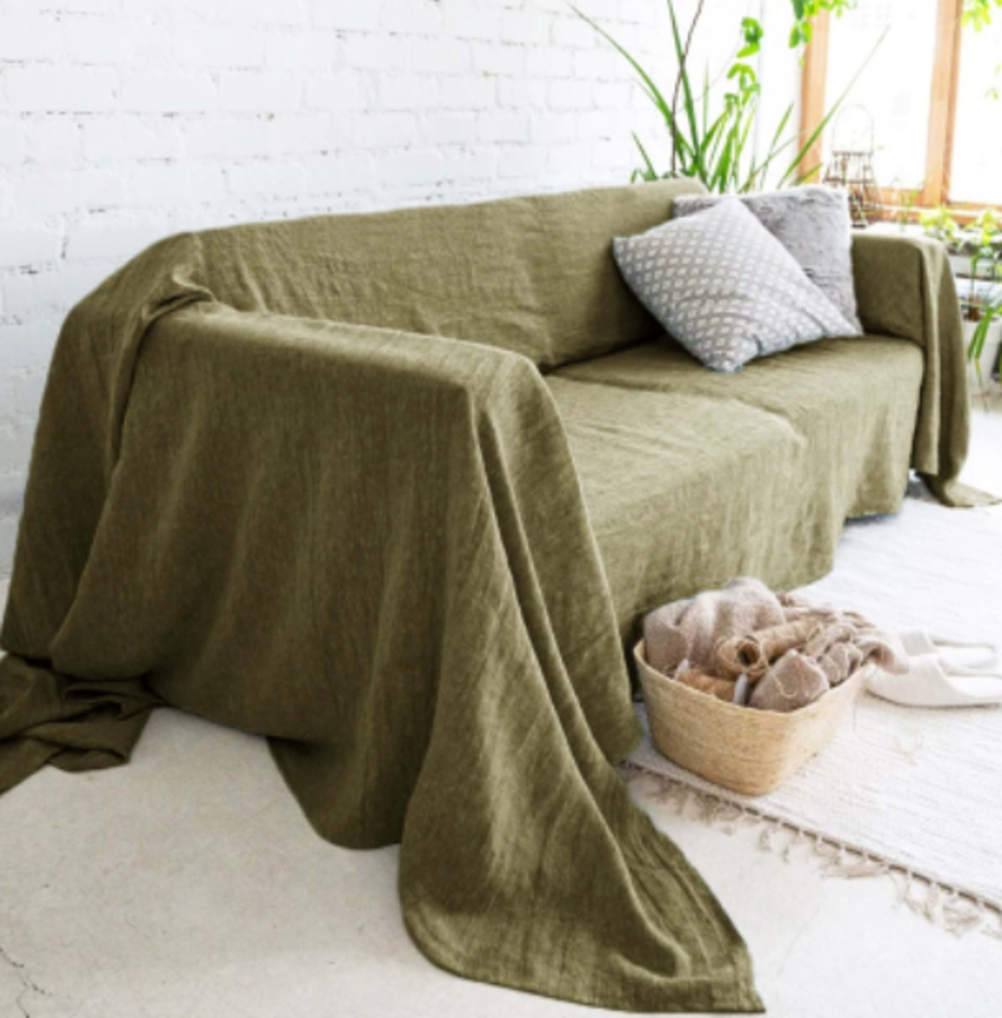 Towel Hemp Throw Sofa Air-conditioning Blanket 2