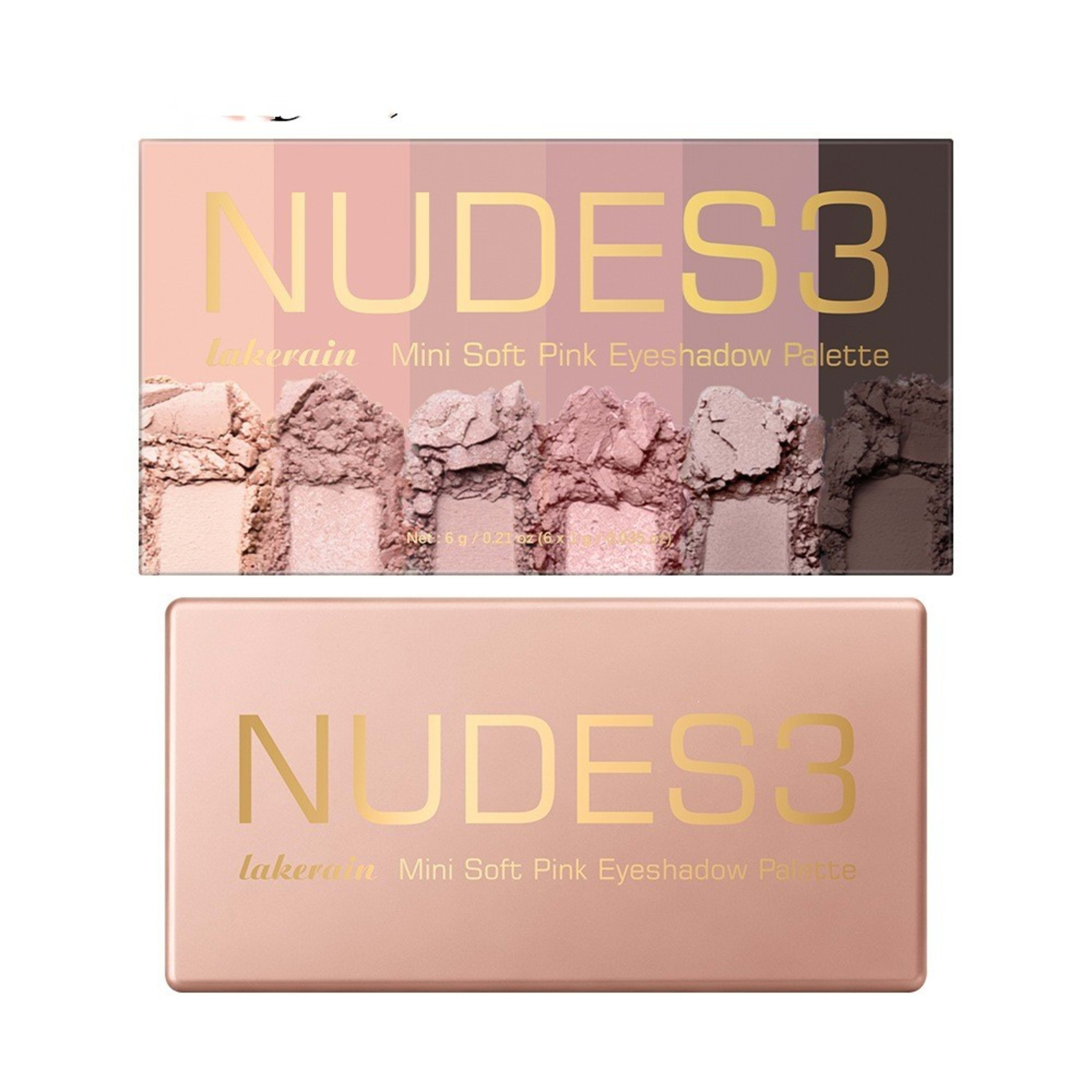 Six-Color Matte And Shimmer Mini Eyeshadow Palette 4