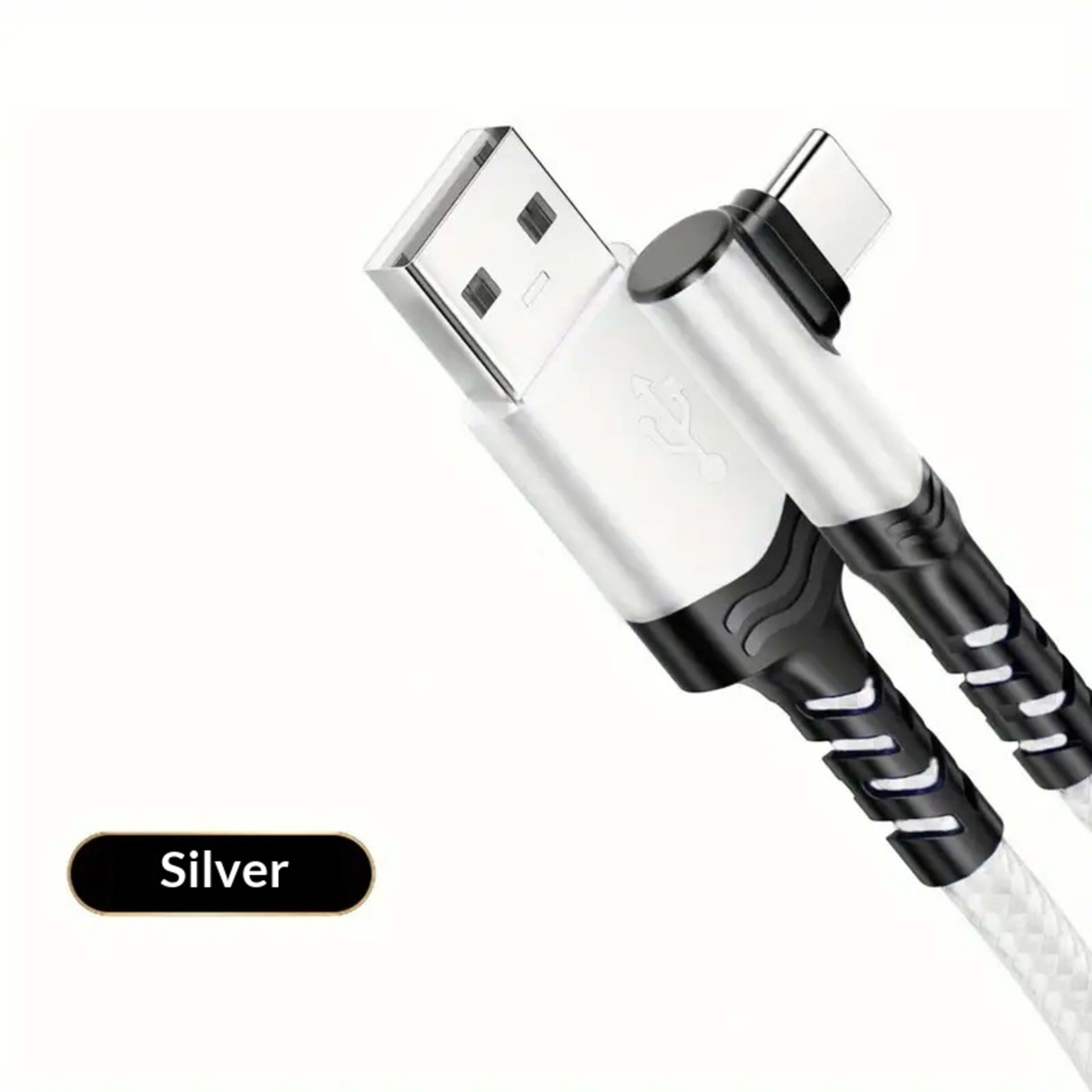 Extended Bent Head Phone Charging Cable 3