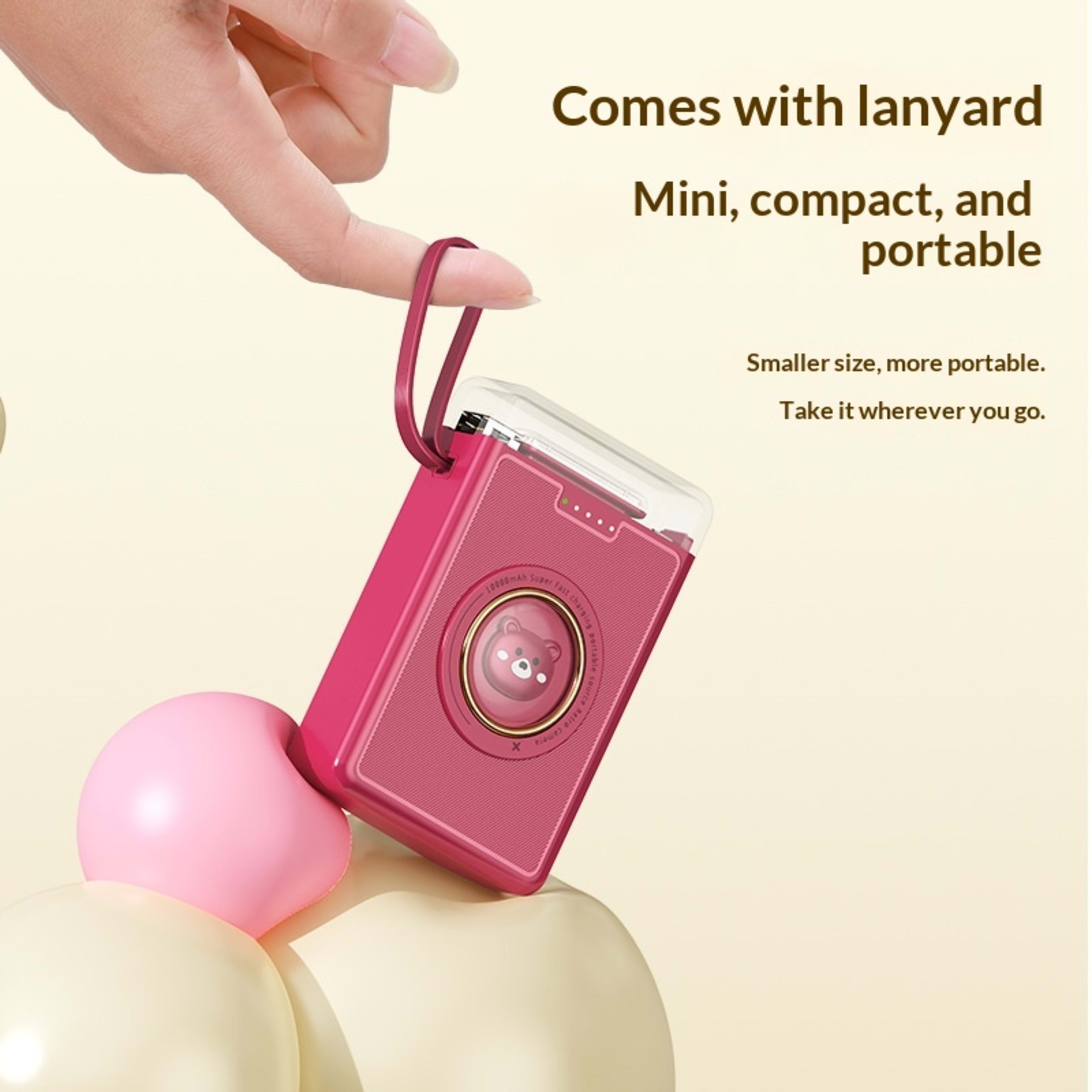 Large Capacity Cartoon Themed Compact And Portable Power Bank Cartoon Design 7