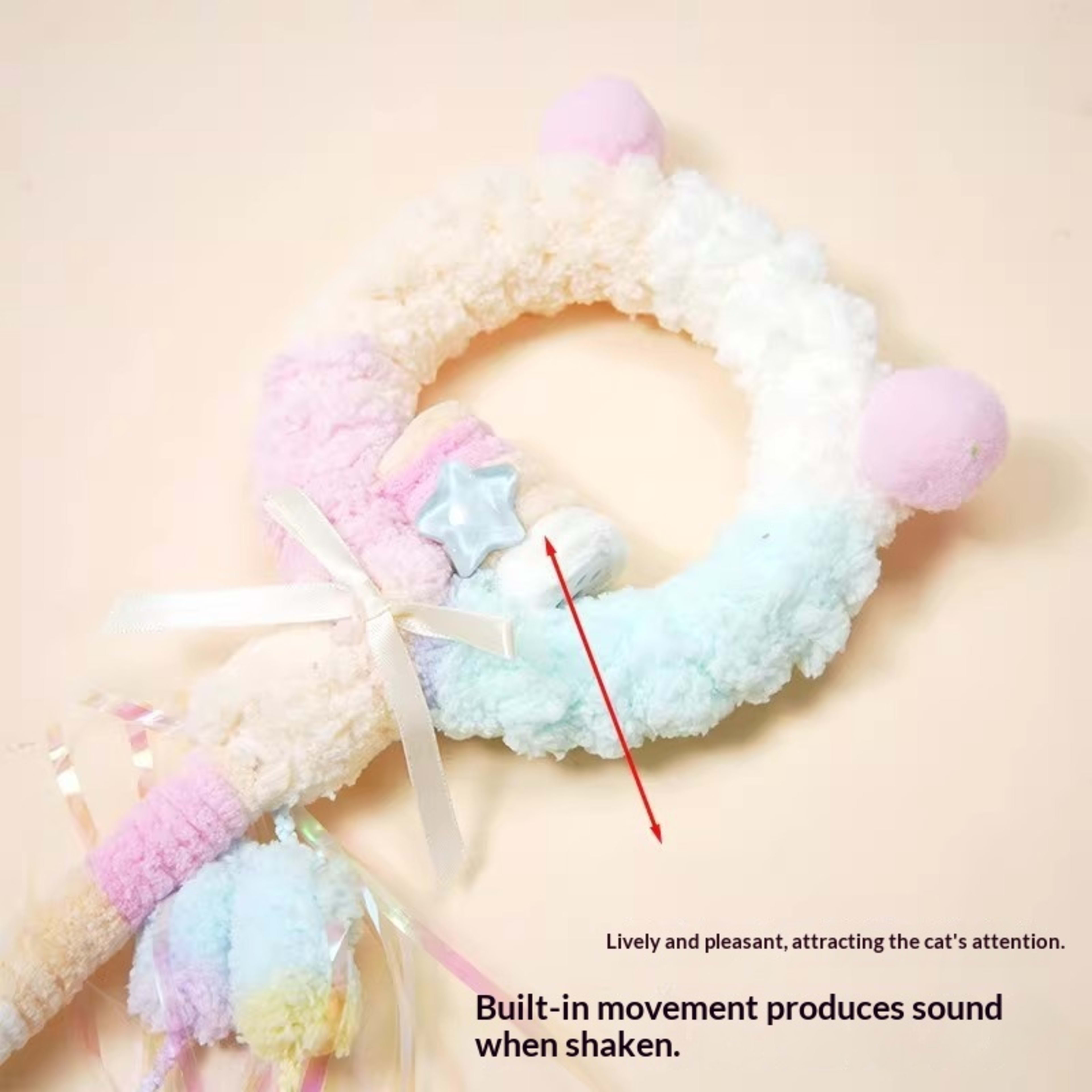 Dopamine Teaser Cat Toy Cartoon Cute Fairy Magic Wand 1