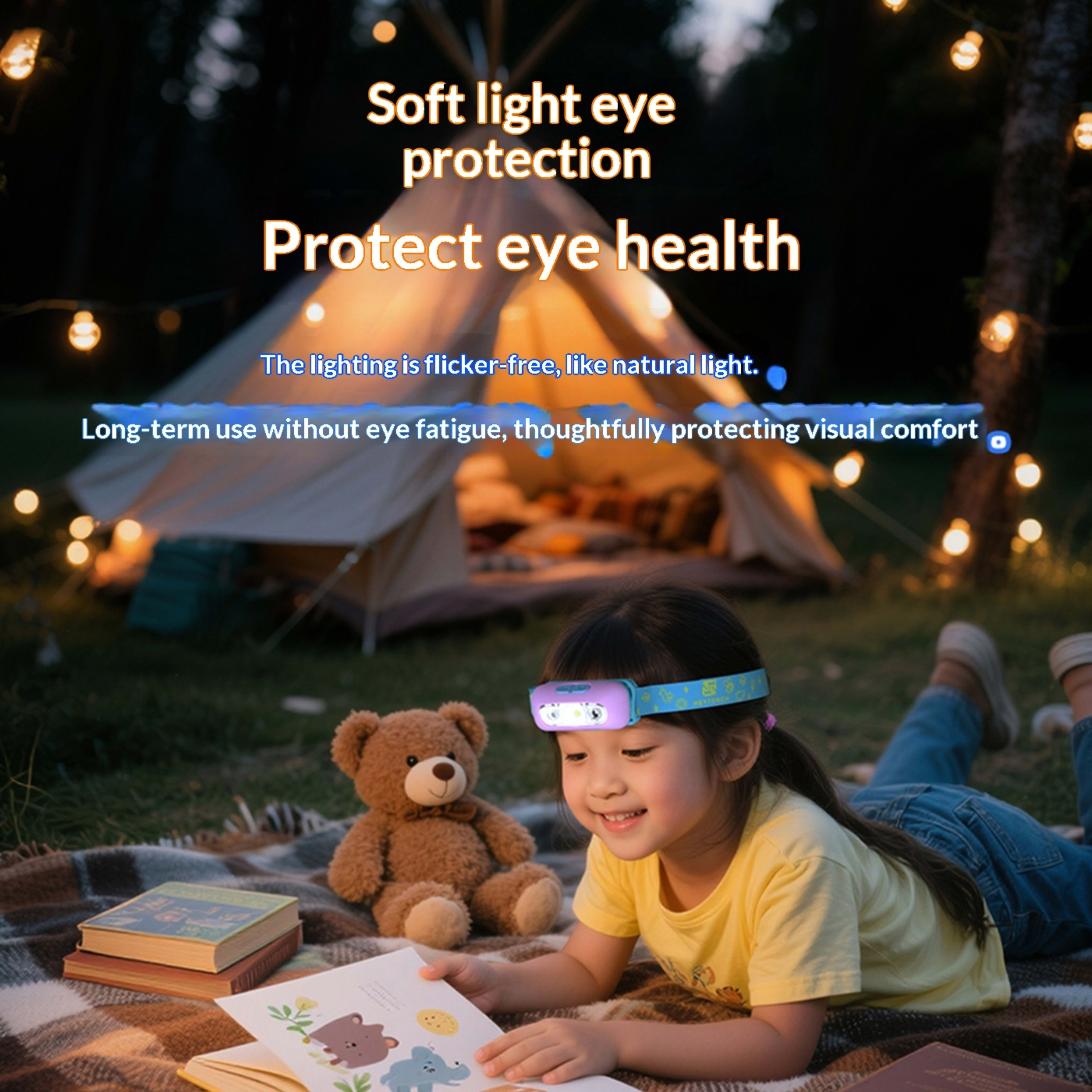 Outdoor Childrens Head-Mounted Lighting Headlamp 5