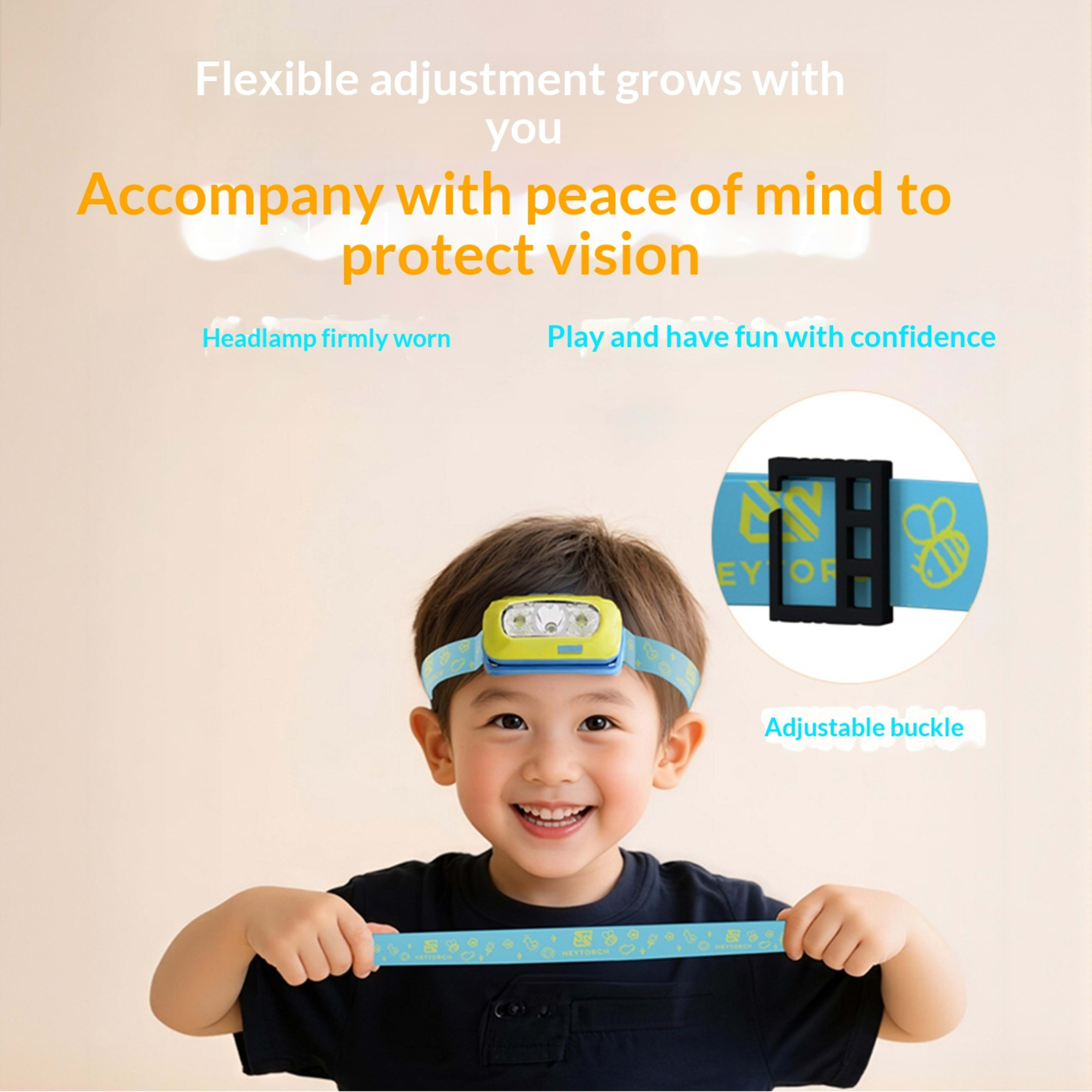 Outdoor Childrens Head-Mounted Lighting Headlamp 2