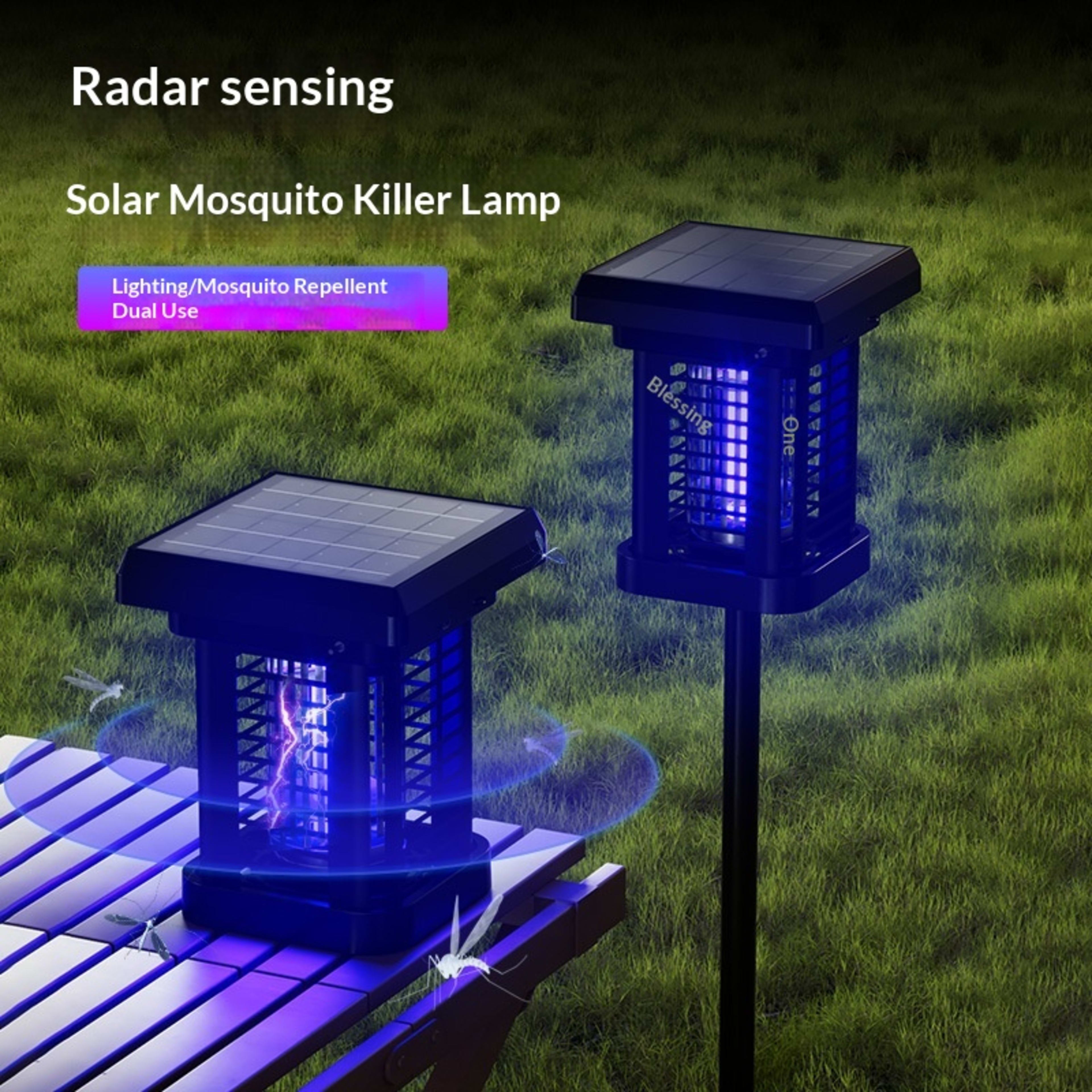 Outdoor Waterproof Solar Mosquito Killer Lamp 6