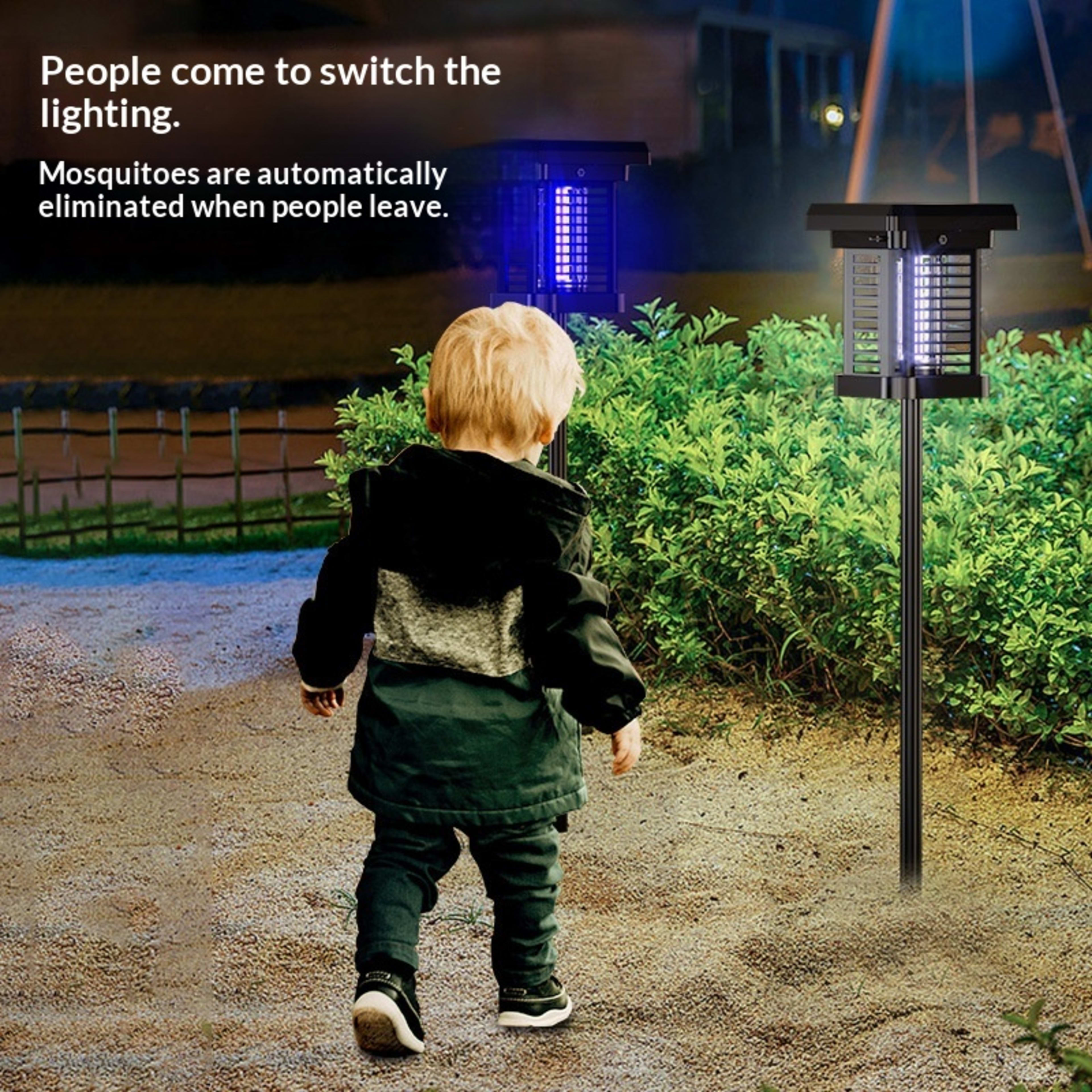 Outdoor Waterproof Solar Mosquito Killer Lamp 5