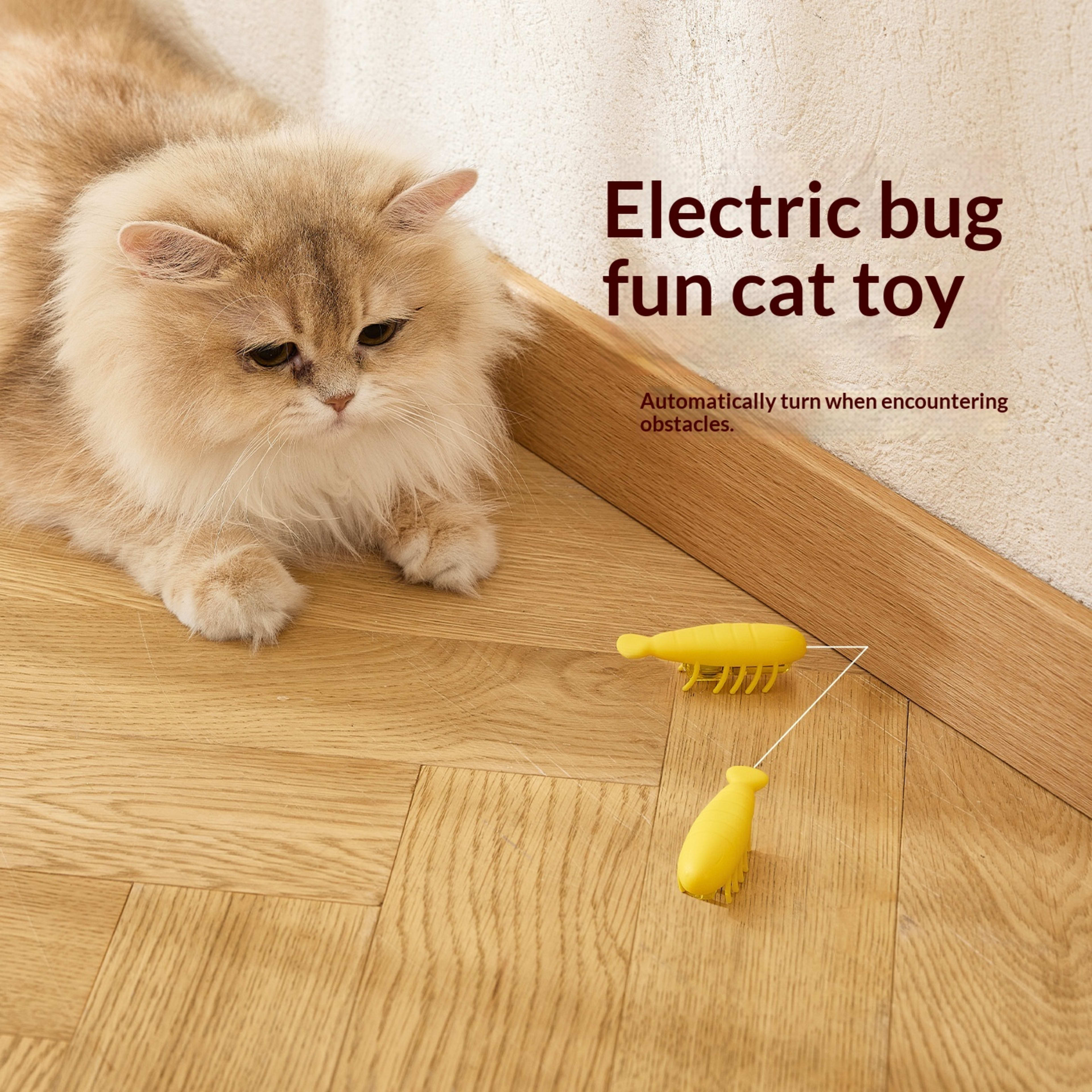 Cat Toy Electric Little Bug Automatic Cat Teaser 9
