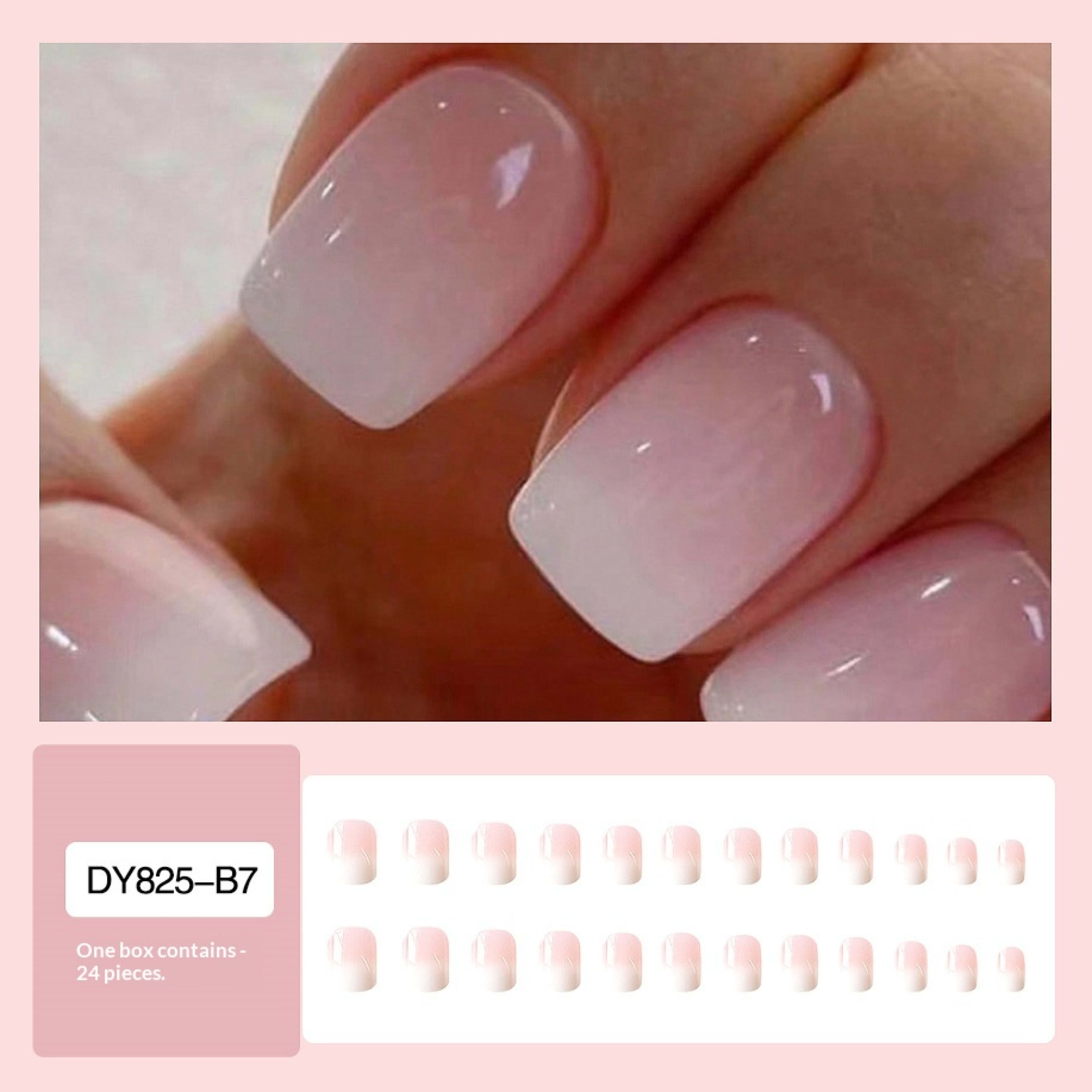 Pure And Alluring Gradient Ready-to-wear Nail Tips 4
