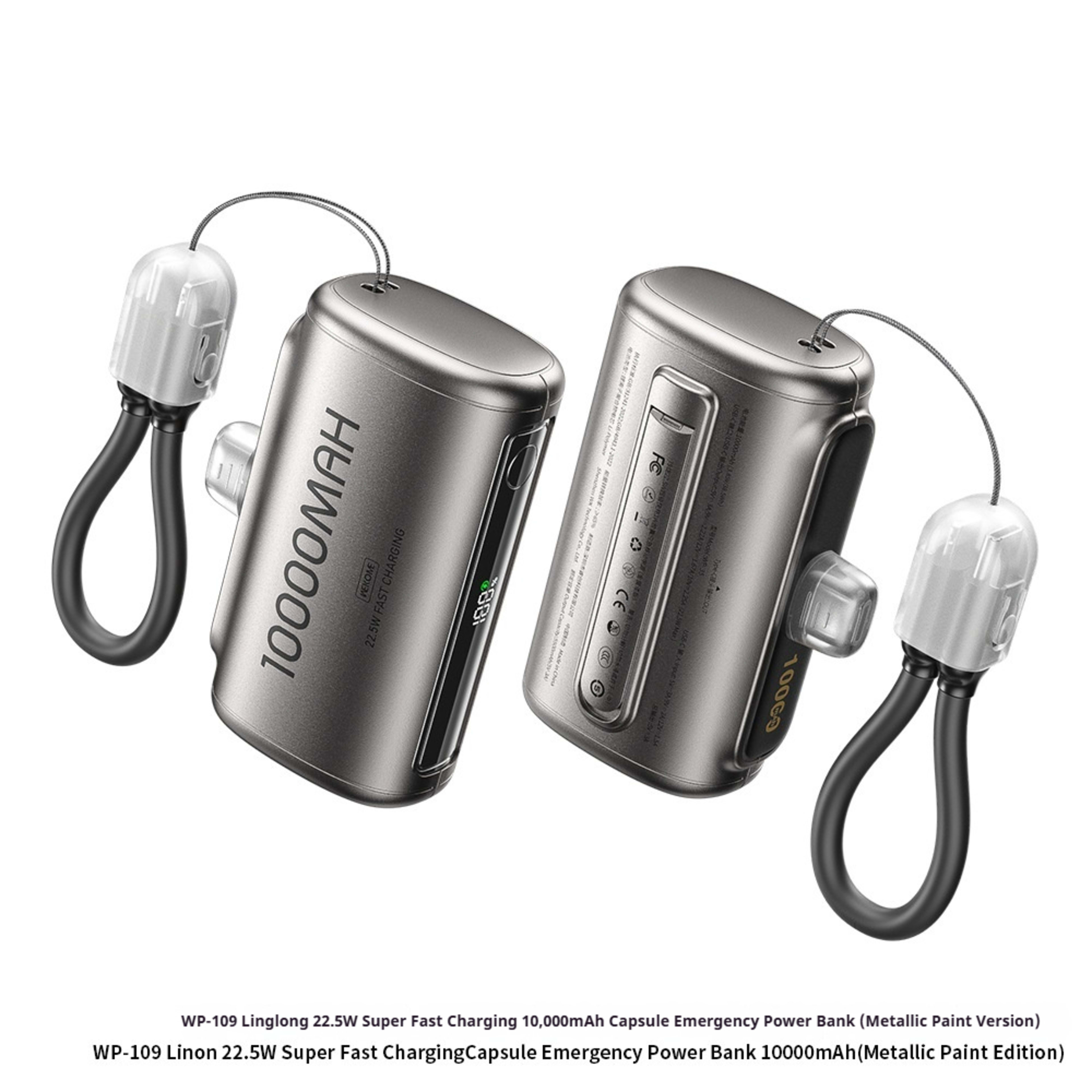 Mobile Phone Fast-charging Power Bank With Built-in Cable 3