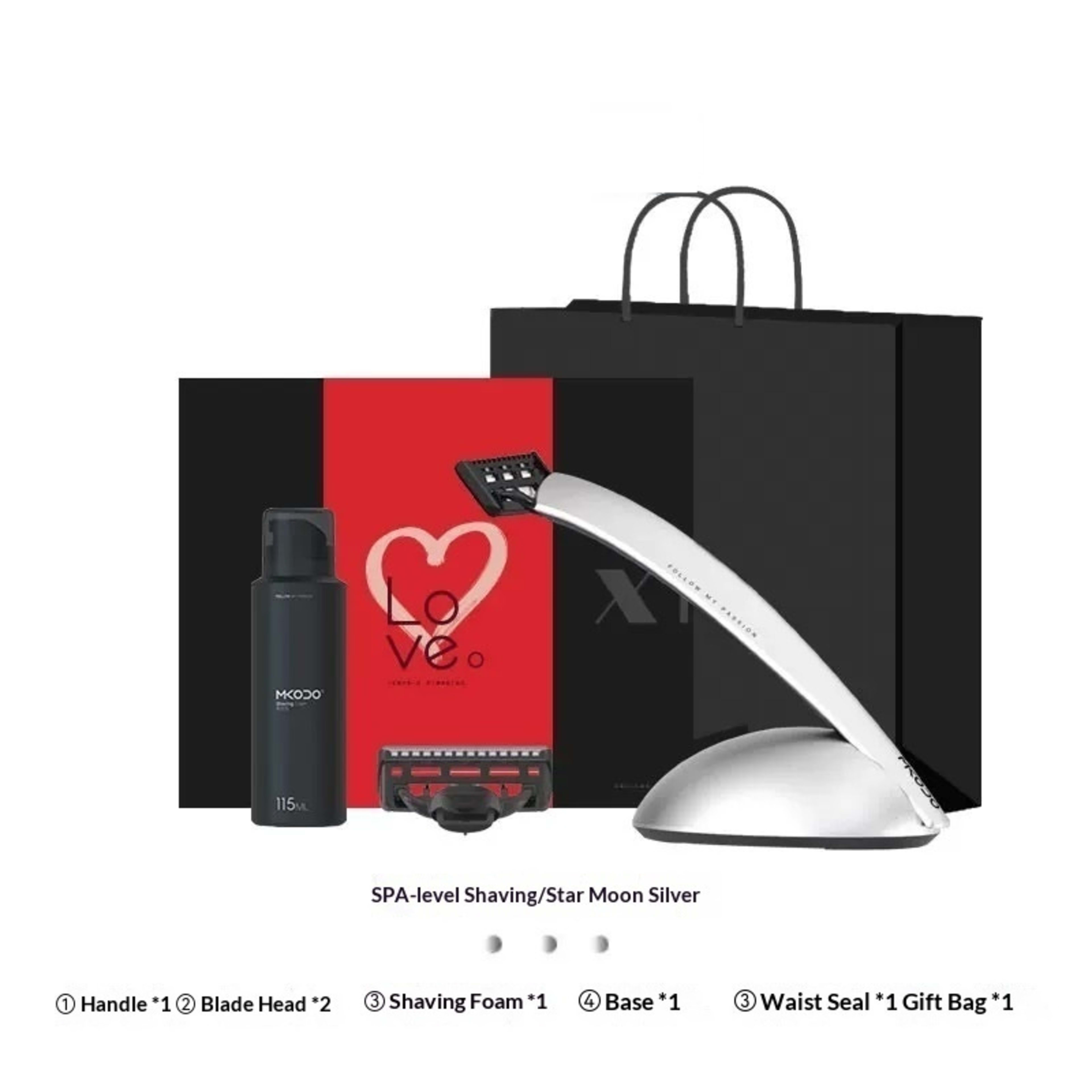 Manual Full-Body Washable Mens Shaver 6
