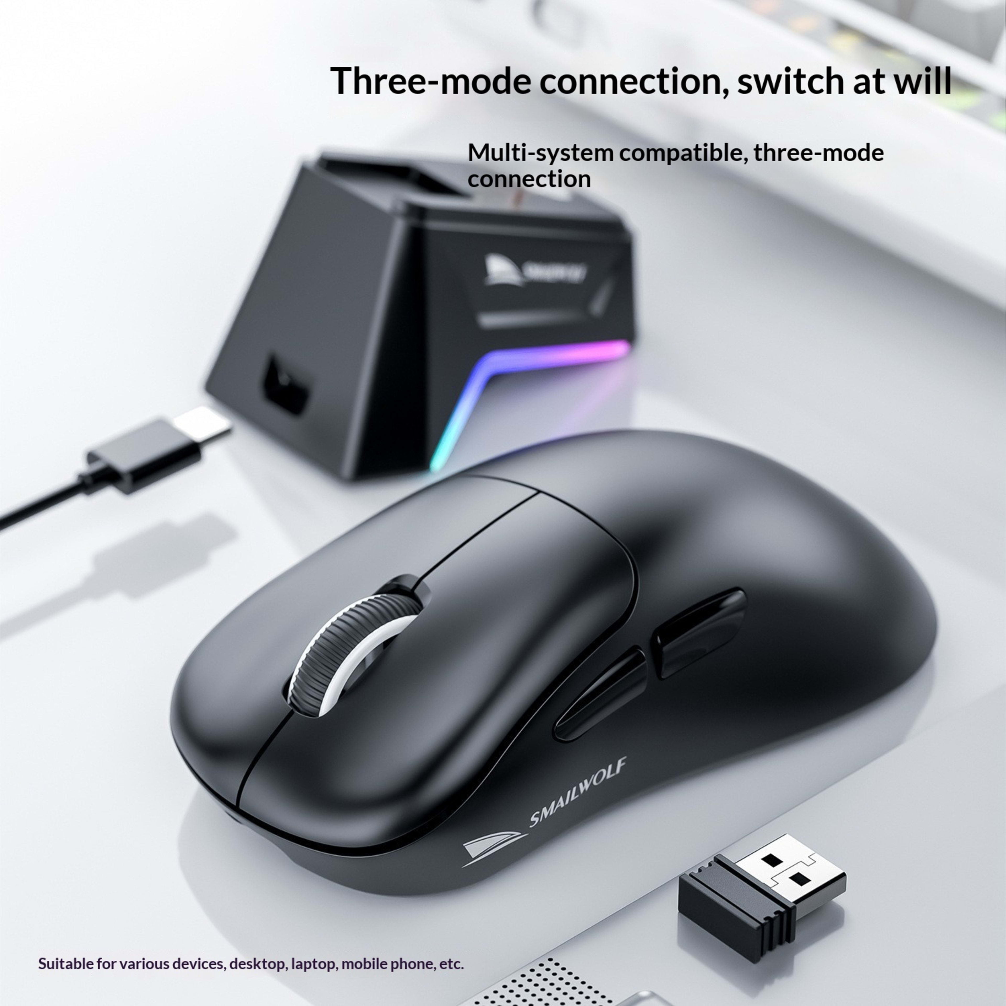 Wireless Bluetooth Mouse For Desktops And Laptops 4
