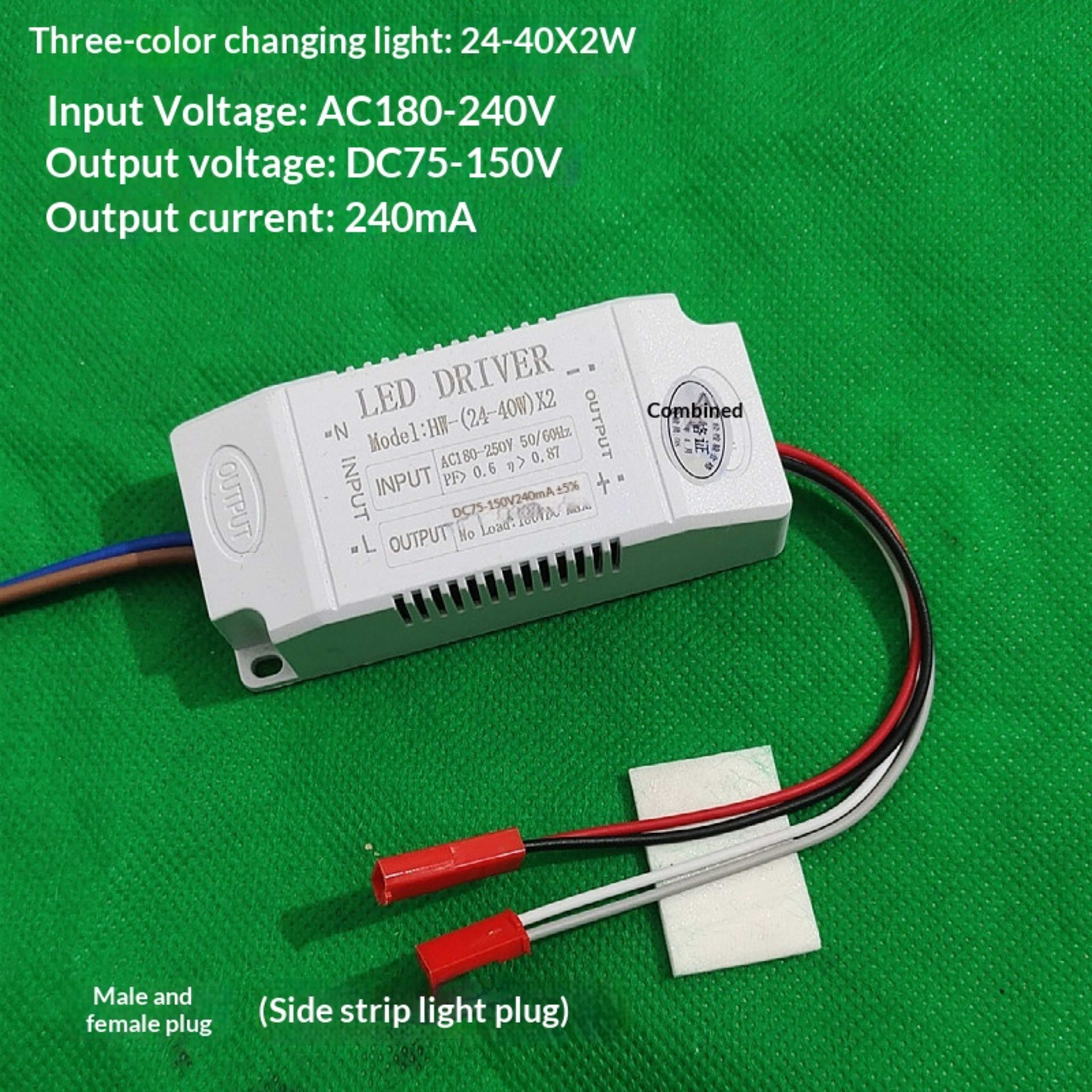 LED Segmented Tri-color Dimmable Crystal Lamp, Constant Current Transformer Lamp Accessories, Rectifier. 16