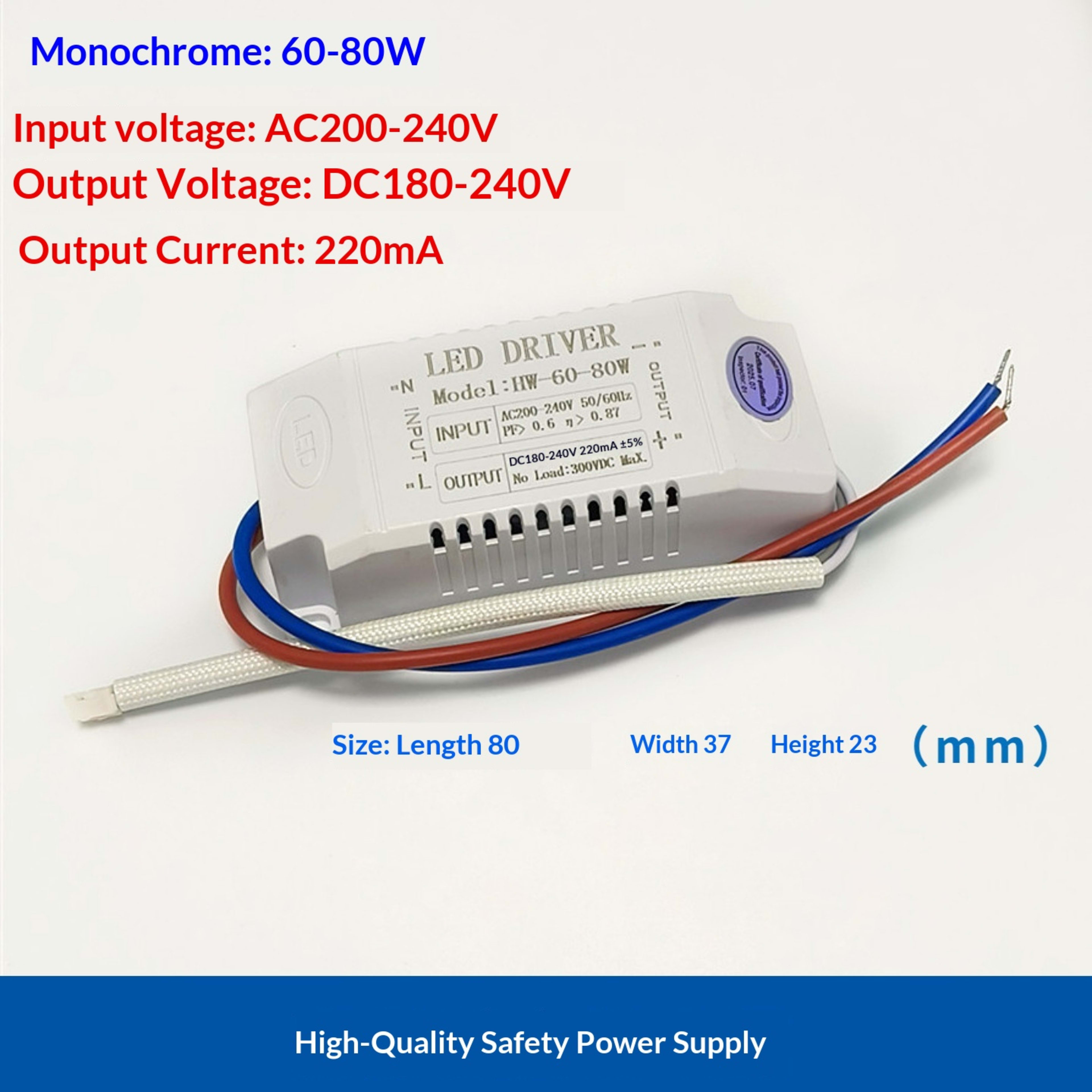 LED Segmented Tri-color Dimmable Crystal Lamp, Constant Current Transformer Lamp Accessories, Rectifier. 9