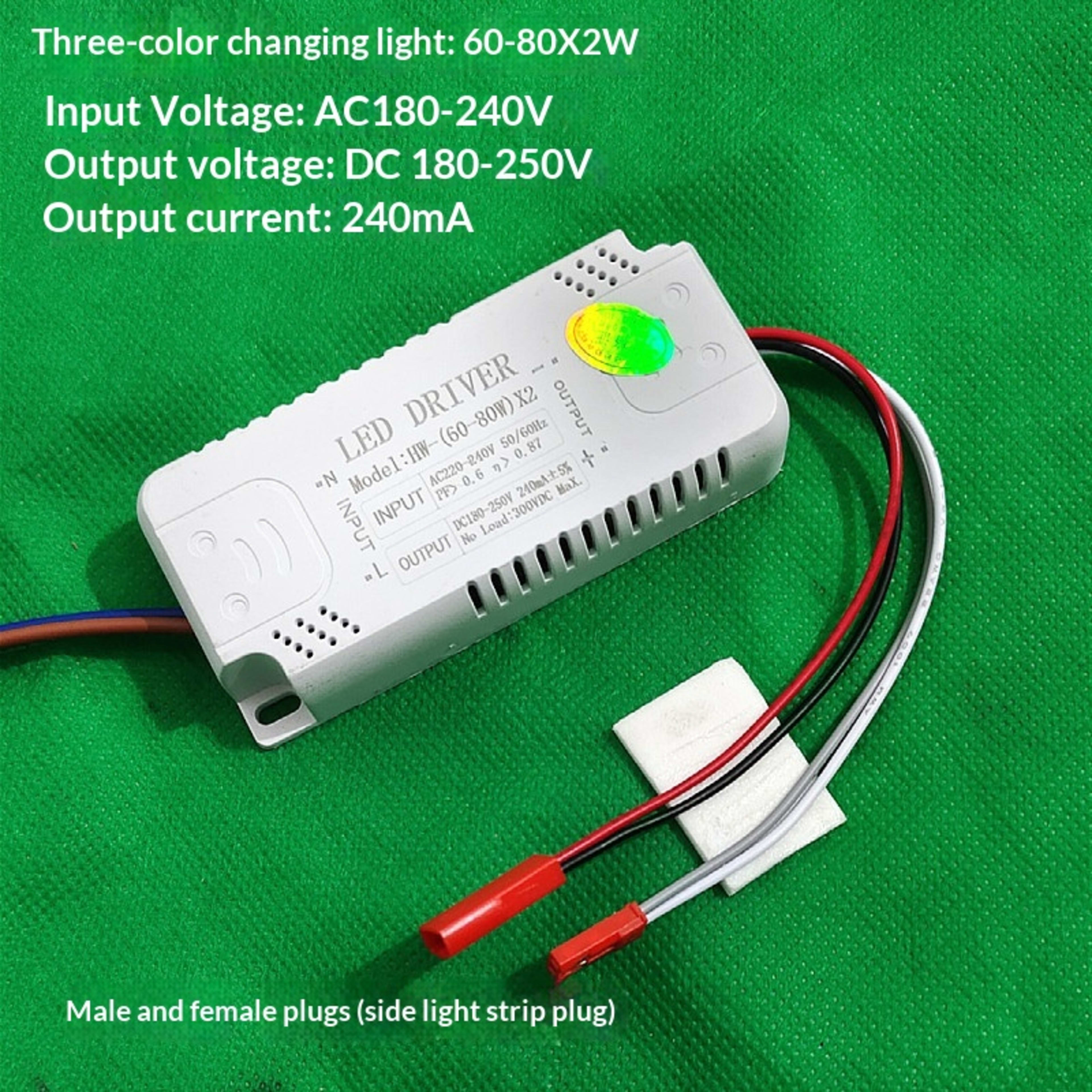 LED Segmented Tri-color Dimmable Crystal Lamp, Constant Current Transformer Lamp Accessories, Rectifier. 11